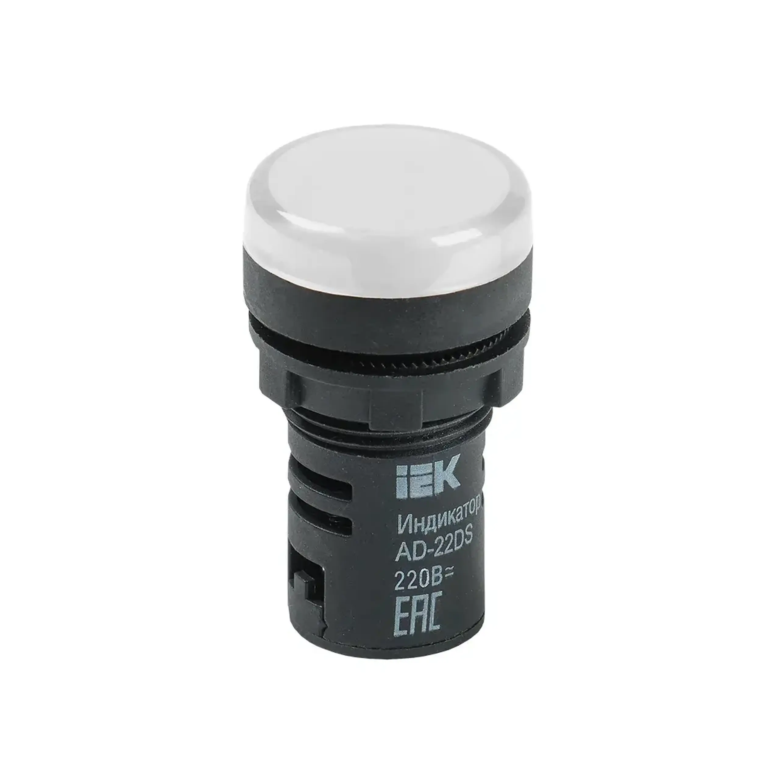 Lampă signal AD22-DS 1P 230 V 20 mA IP40 Alb IEK
