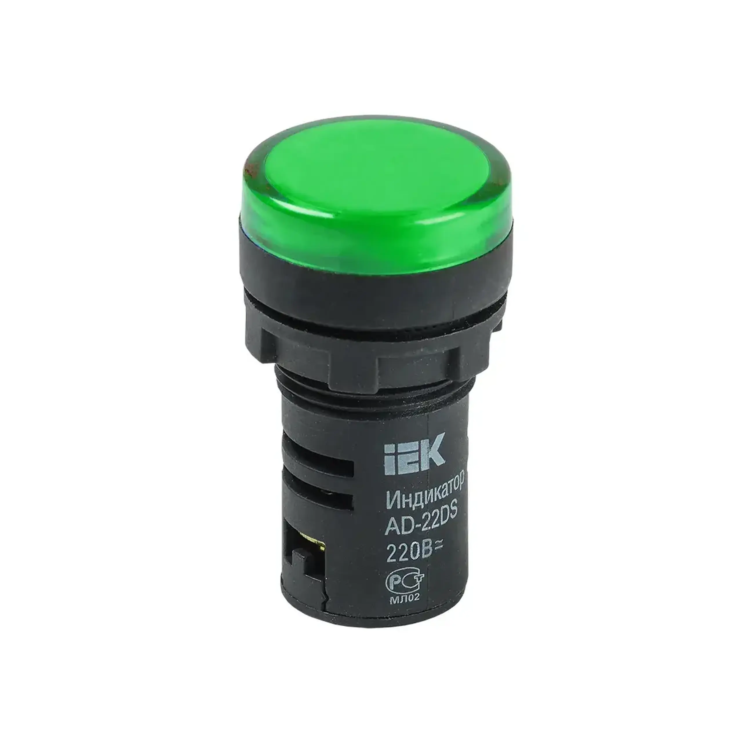 Lampă signal IEK AD-22DS 1P 220 V 10 A IP10 verde