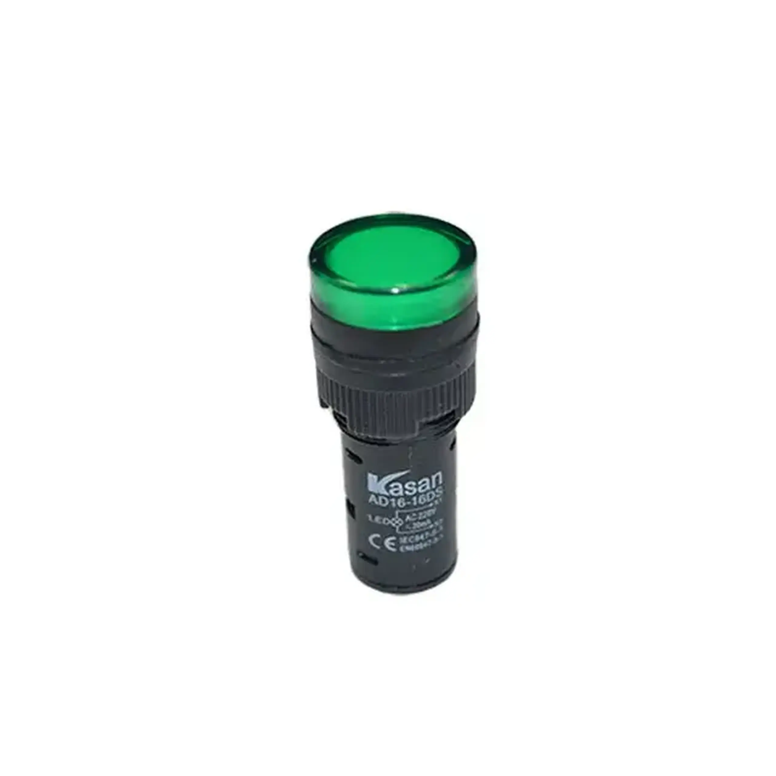 Lampă de semnalizare KASAN AD16-16DS 1P 220 V 6 mA IP54 verde