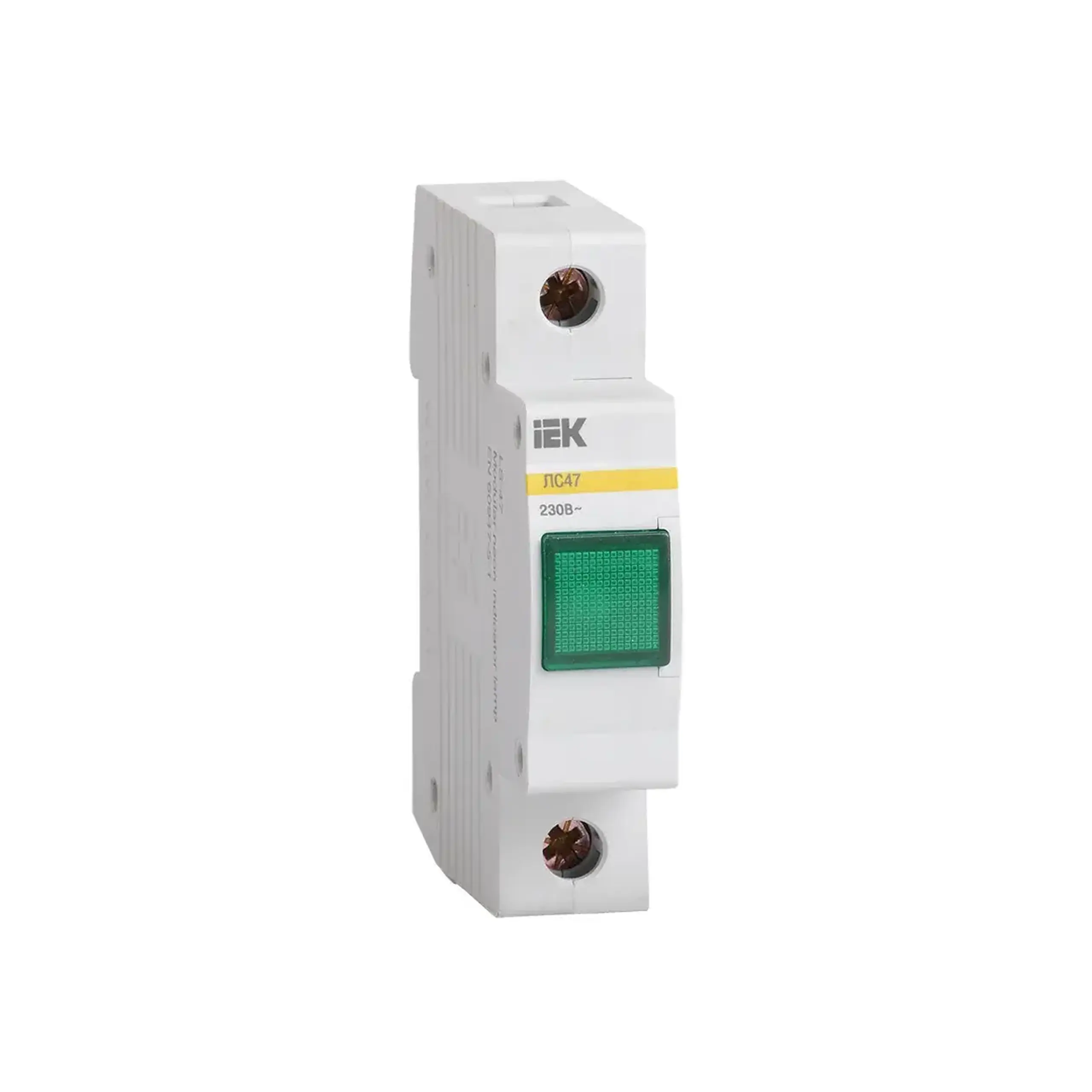 Lampă de semnalizare IEK LS47 1P 230 V IP20 verde