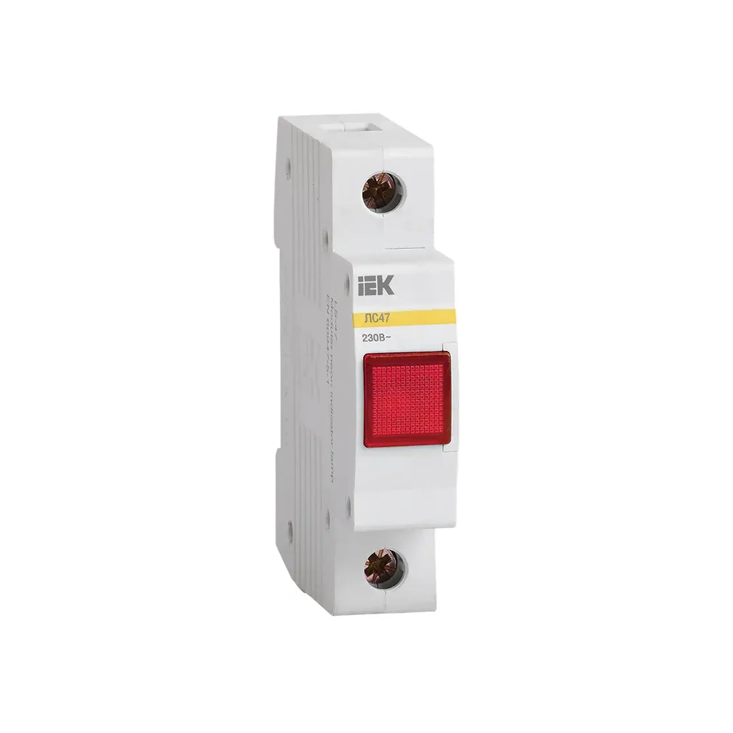 Lampa de semnalizare LS47 230 V Roșu IEK