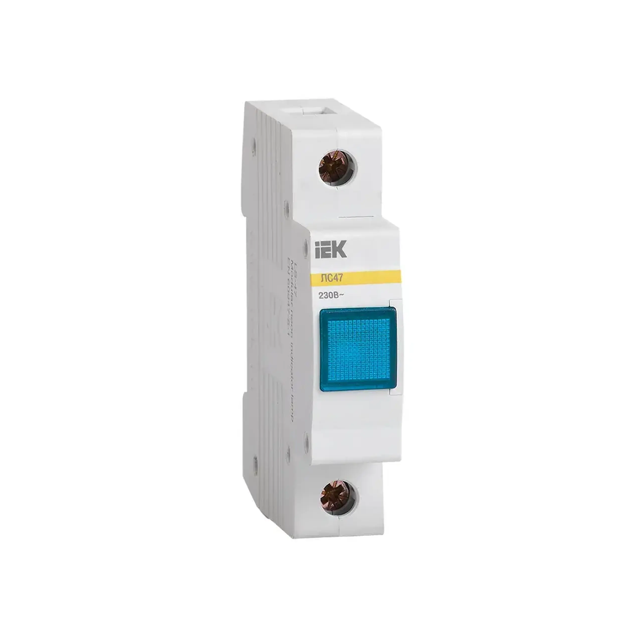 Lampă de semnalizare LC47 1P 230 V IP20 Albastru IEK