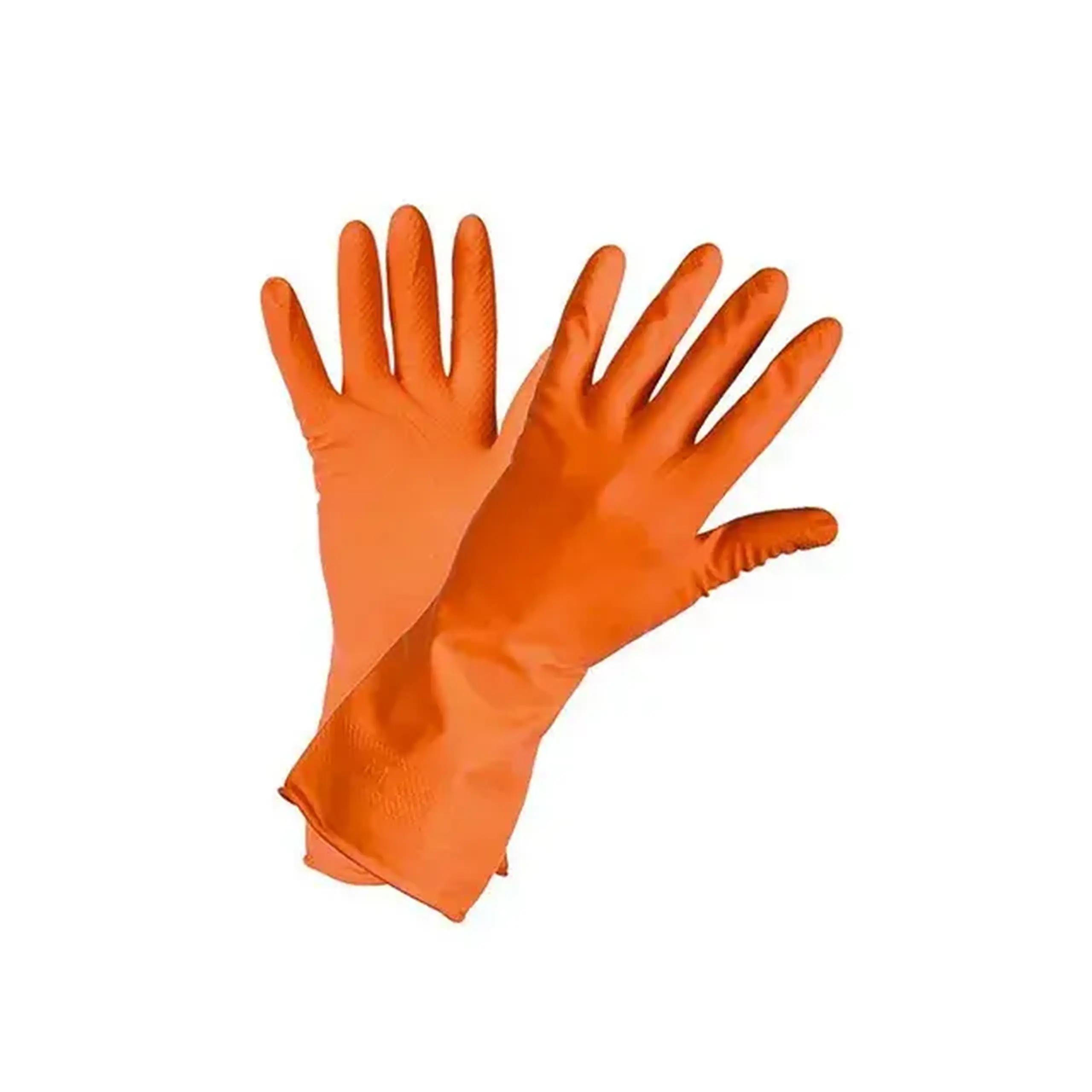 Mănuși din latex M Portocaliu DOLONI