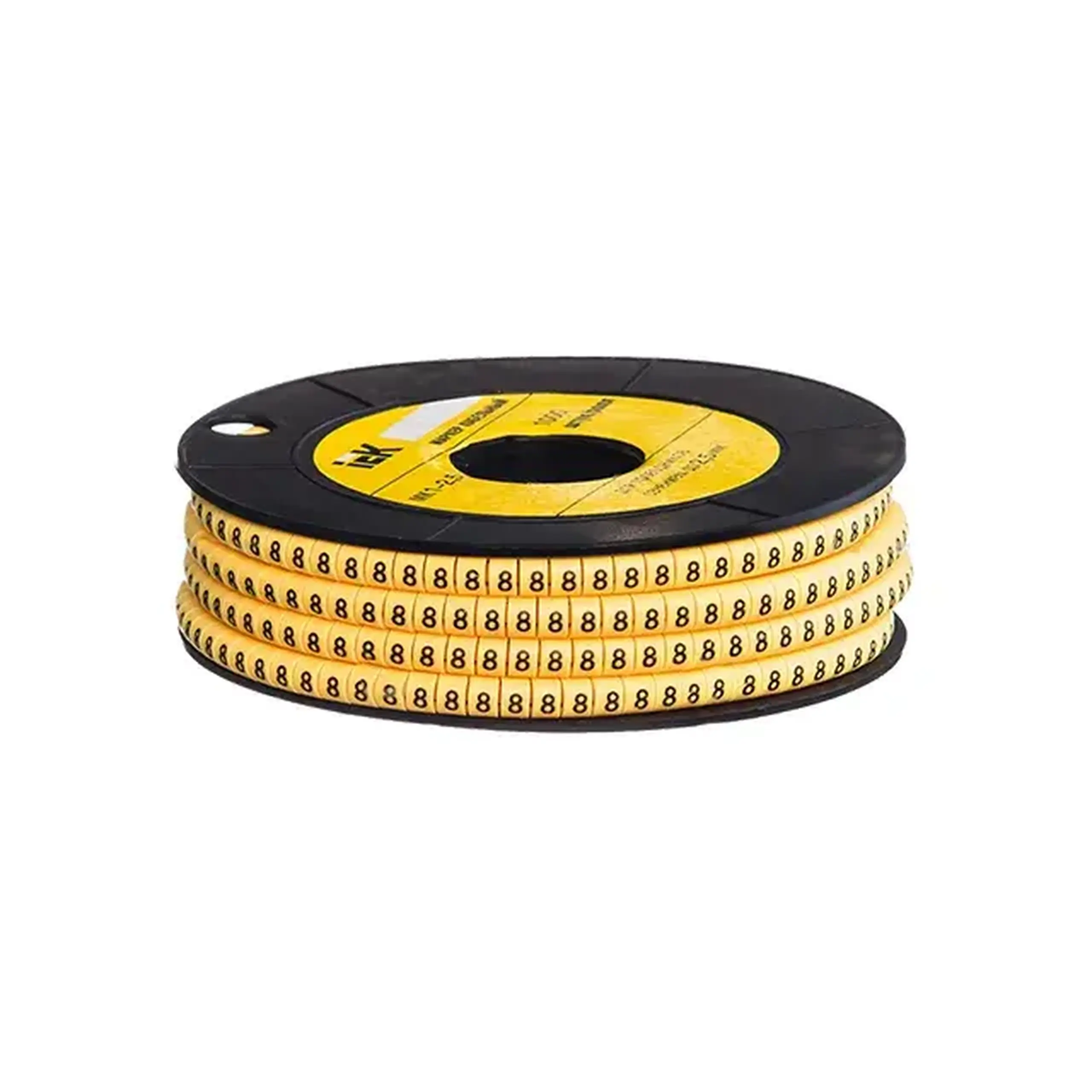 Marcator de cablu "8" IEK MK1 2.5 mm galben
