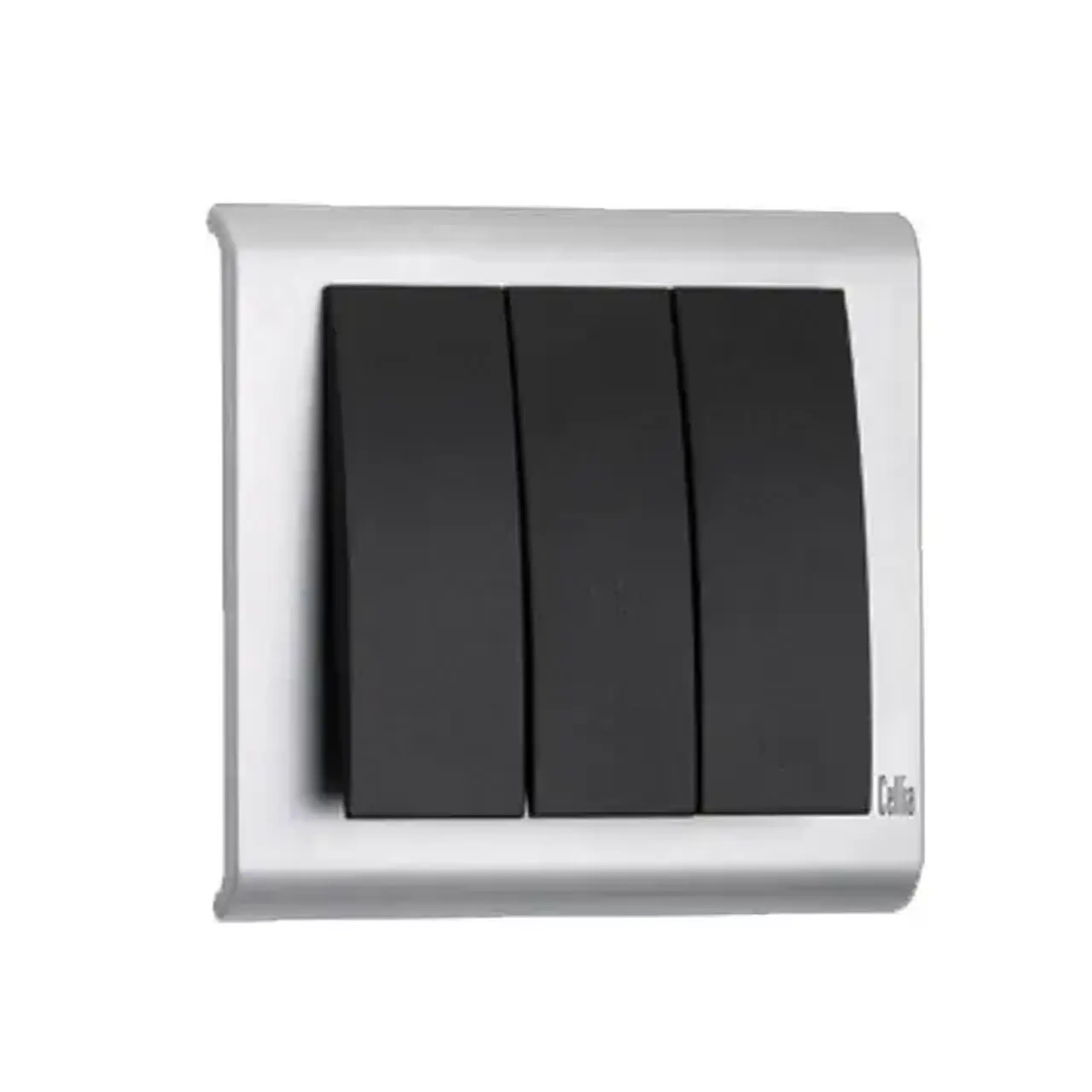 Întrerupător triplu cellia 10 A 250 V negru/Sur Makel