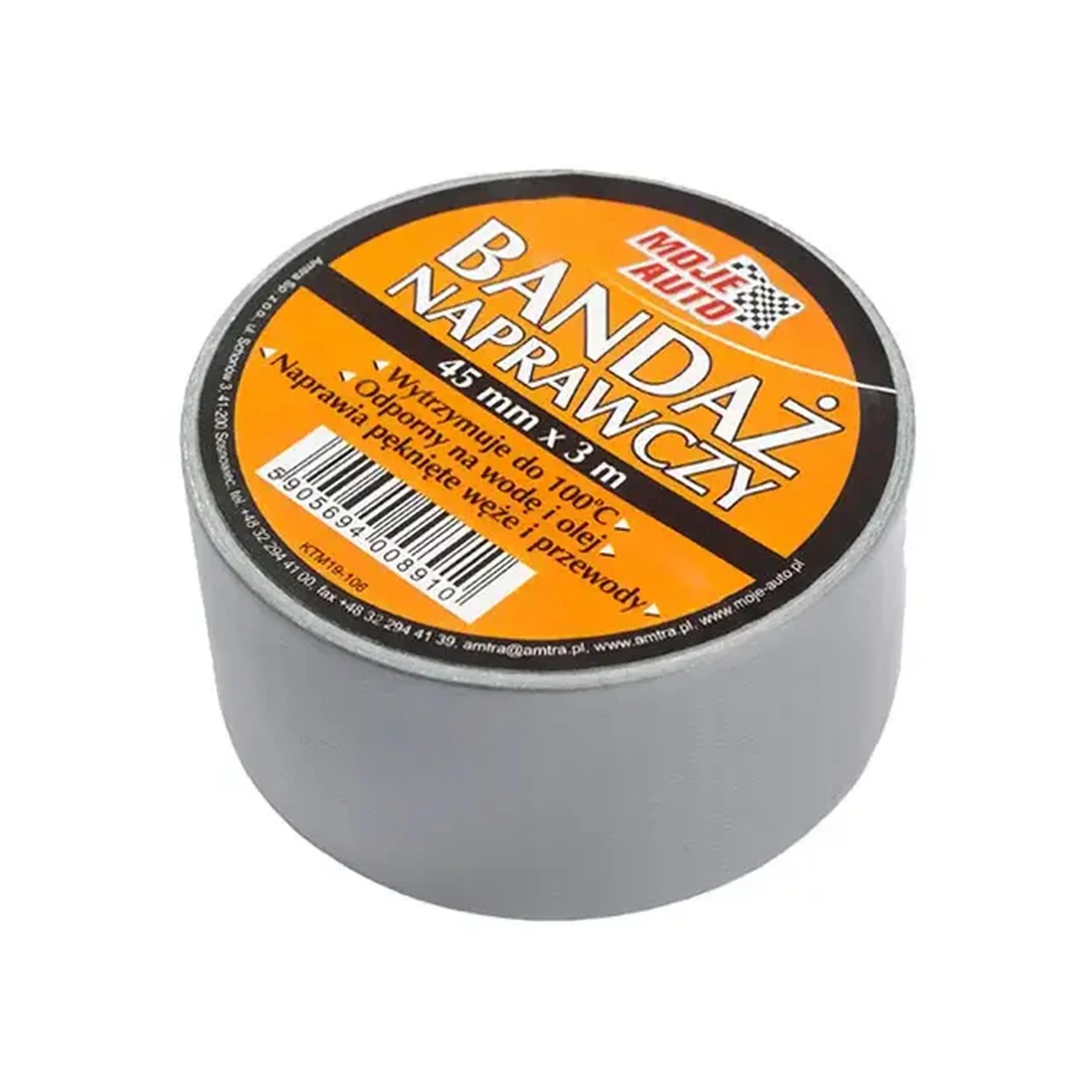 Bandă de reparație MOJE AUTO 19-106 3 m x 45 mm gri
