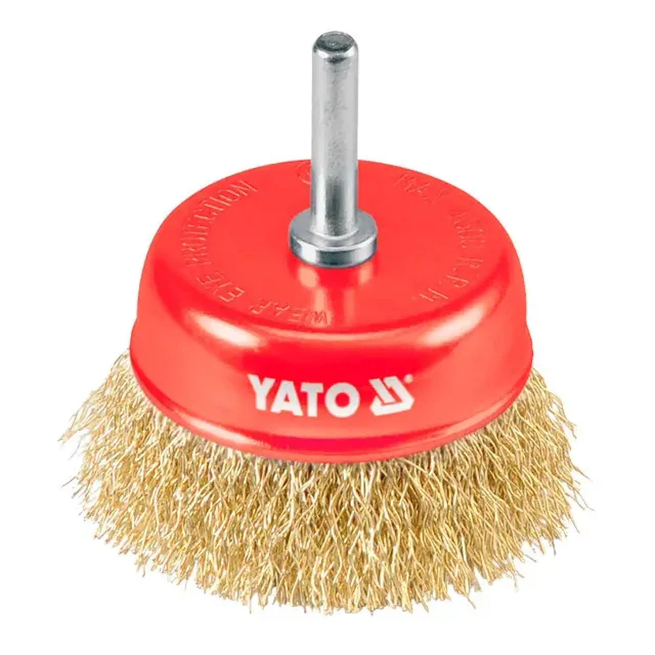 Perie circulară din sârmă cu tijă 75 * 6 mm Yato