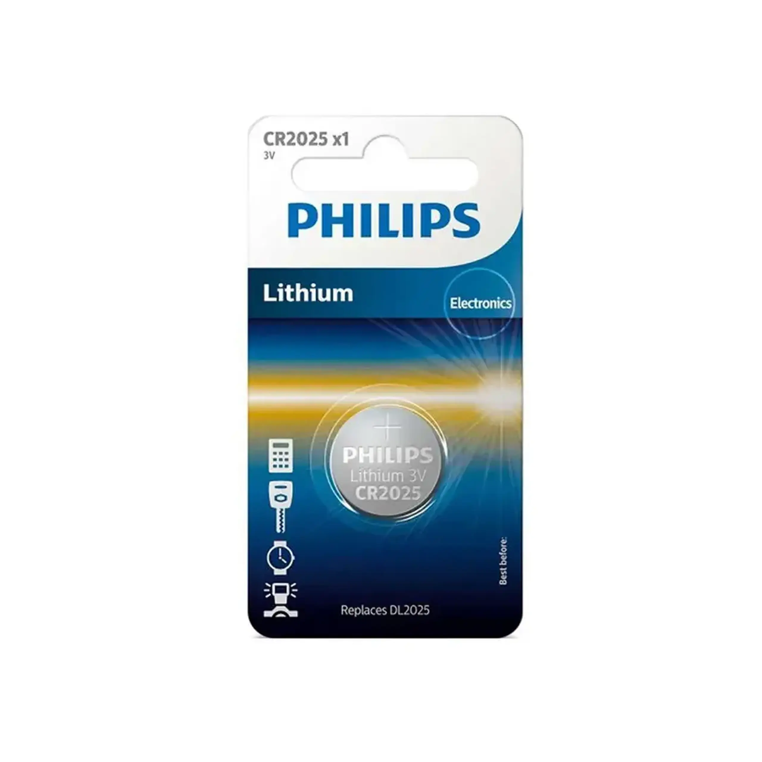 Pile electrice Philips CR 2025 3 V LITHIUM MINICELLS