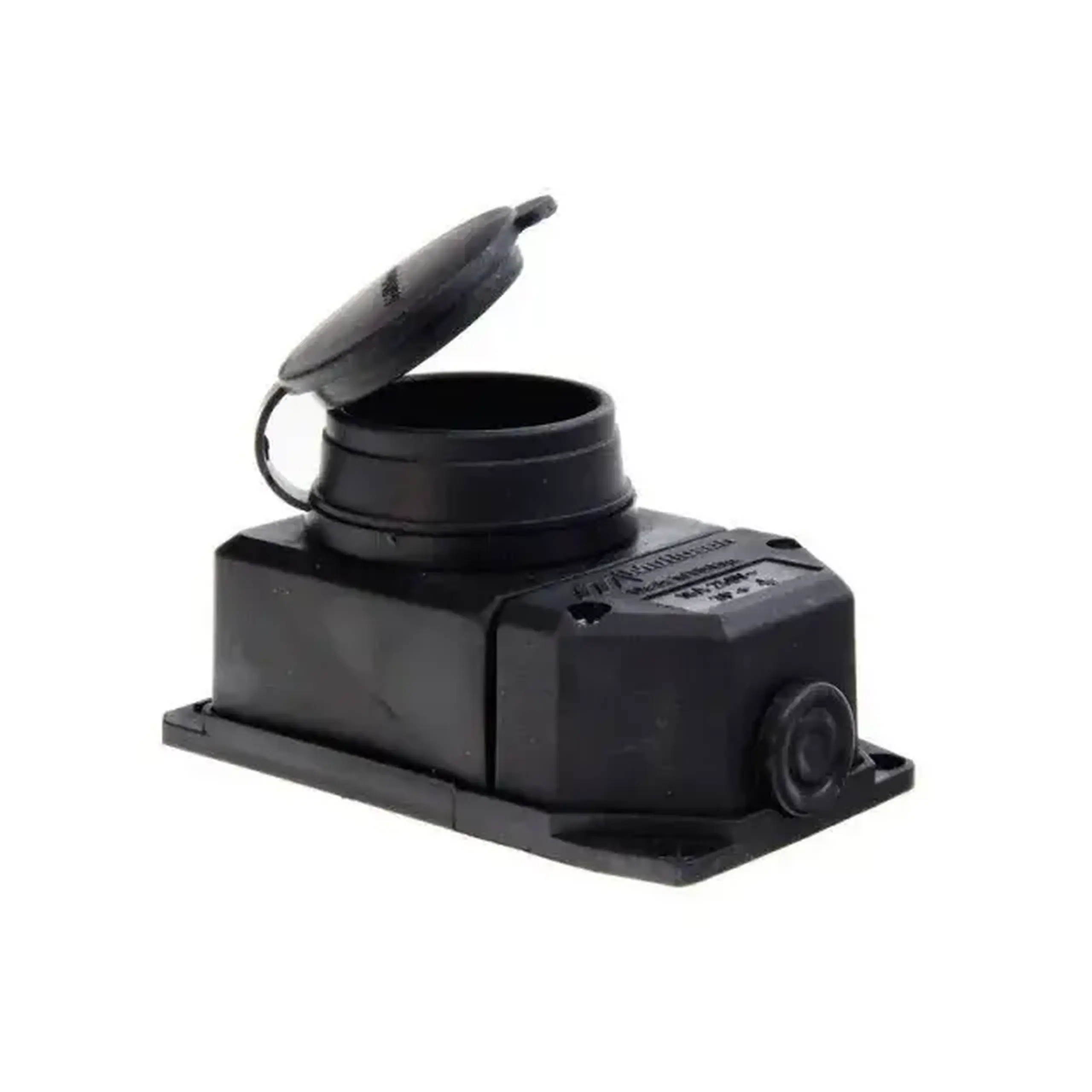 Priză de cauciuc 16 A 250 V negru Mutlusan
