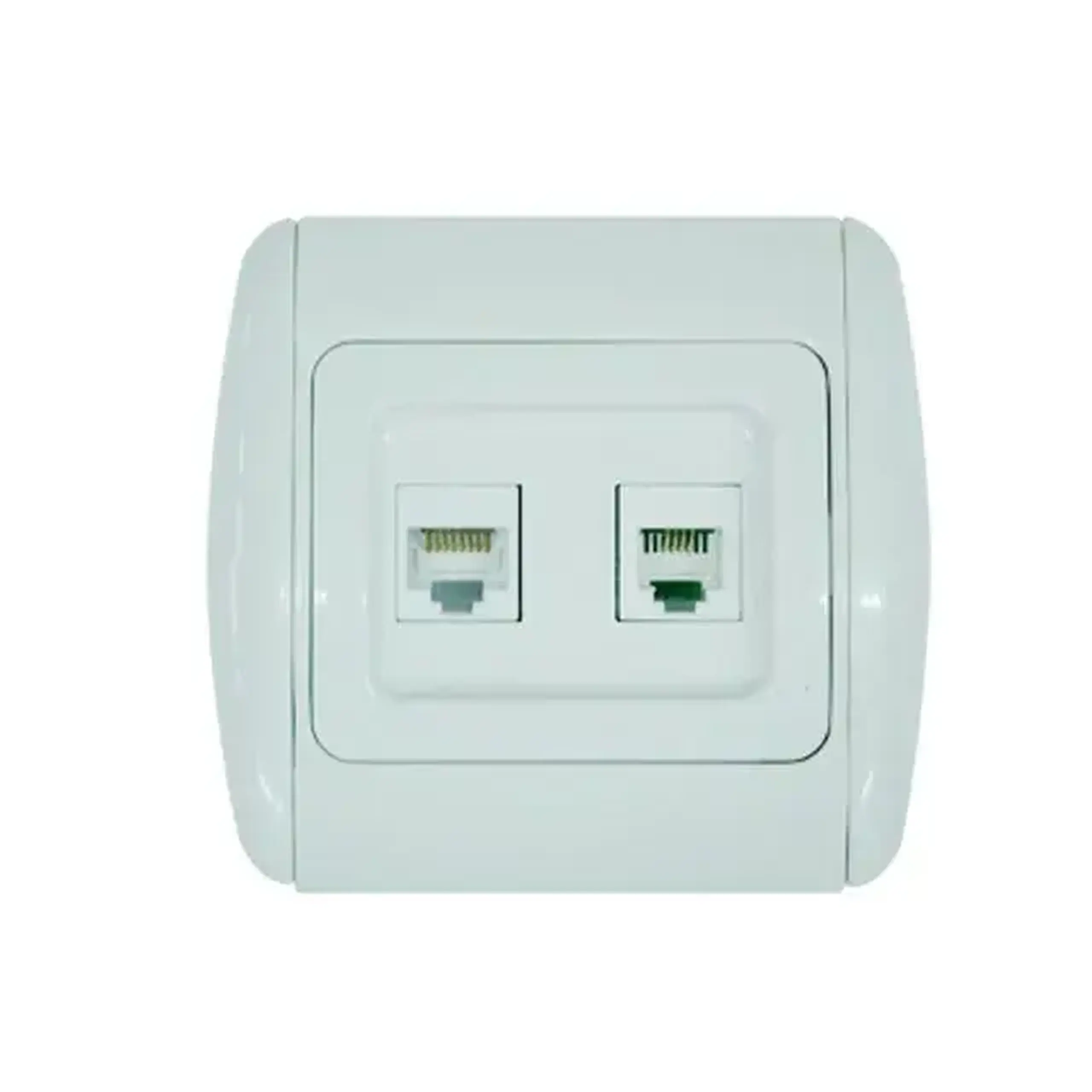 Priză de date RJ45 alb Elmos
