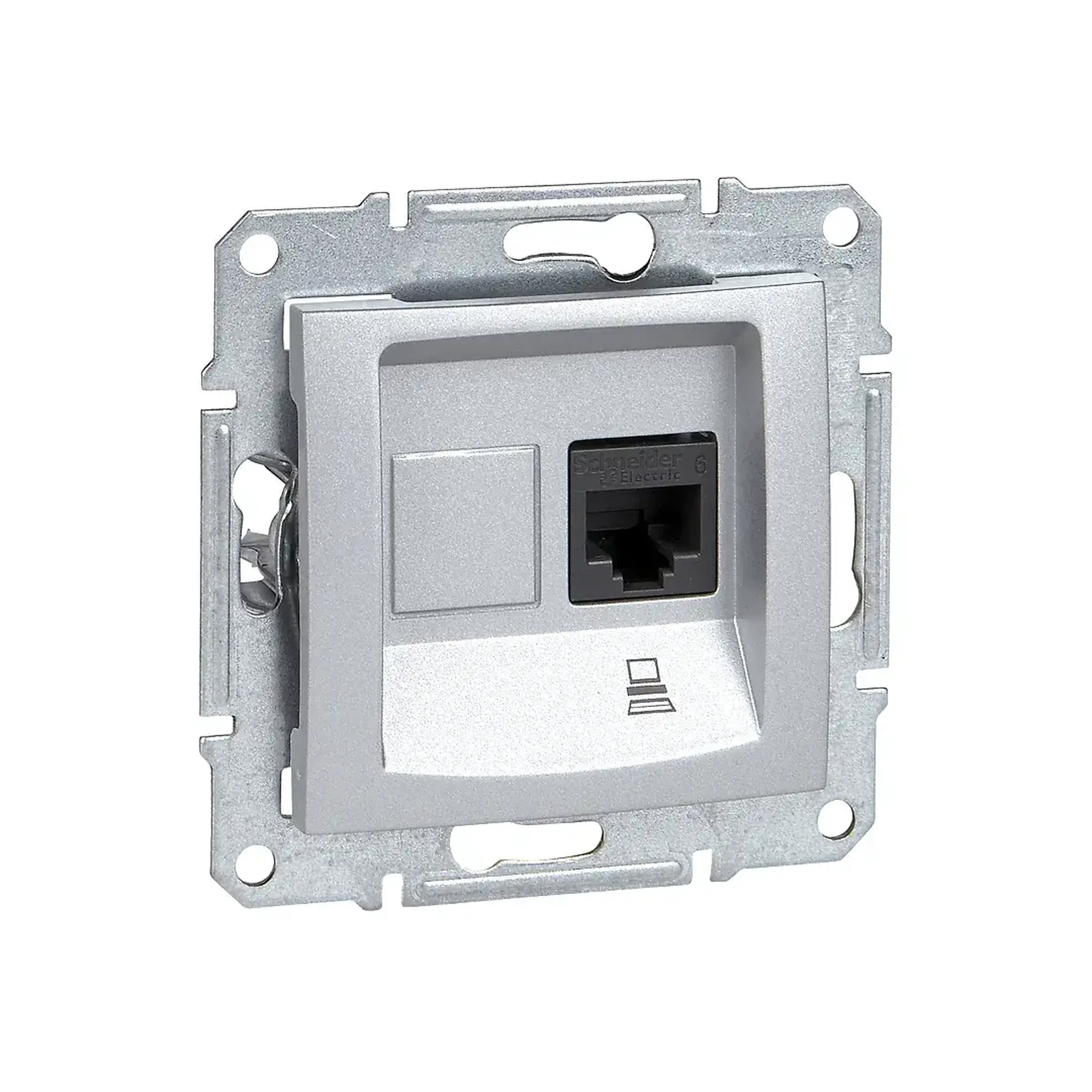 Priză de date SEDNA 16 A aluminiu Schneider-Electric
