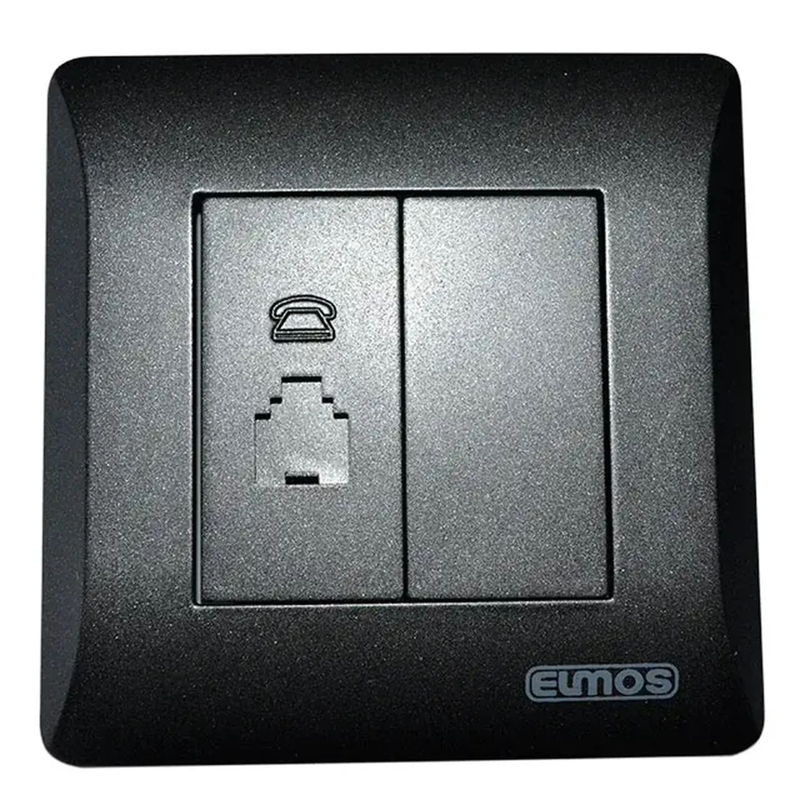 Priză de telefon 16 A 250 V negru Elmos