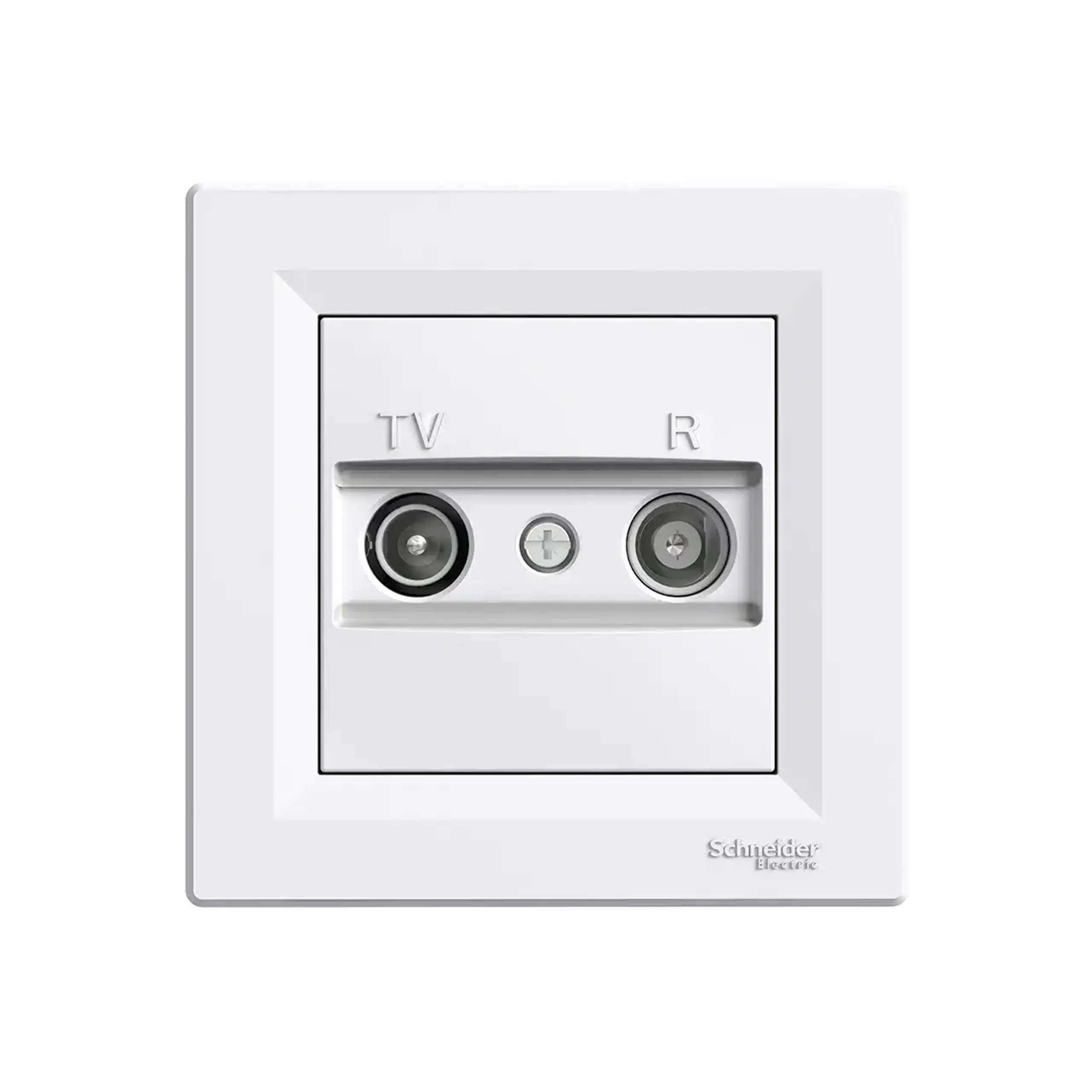 Priză TV/R anya 220 V alb Schneider-Electric
