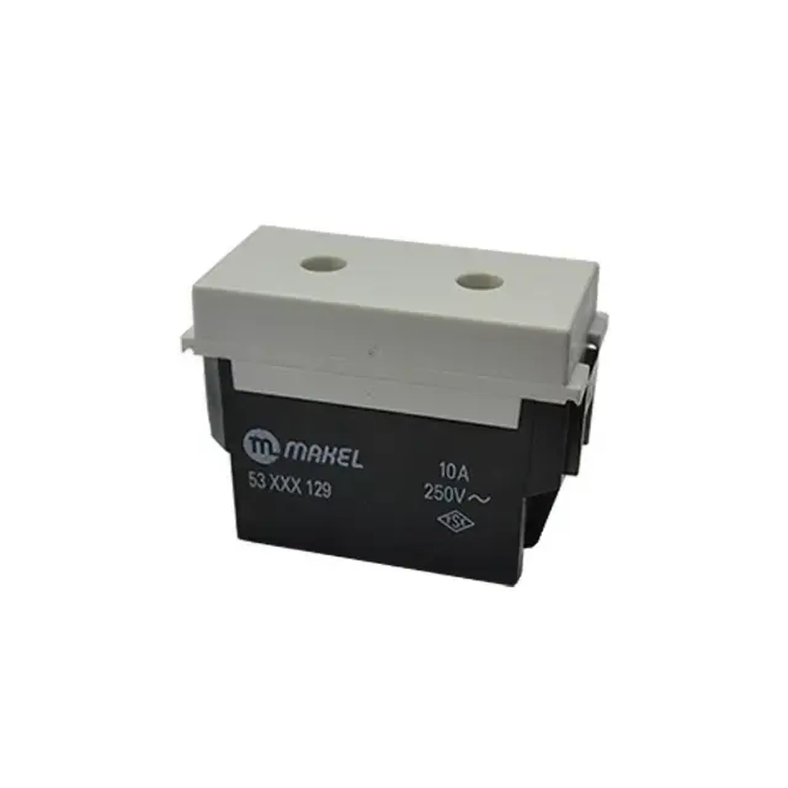 Priză modulară 16 A 250 V alb Makel