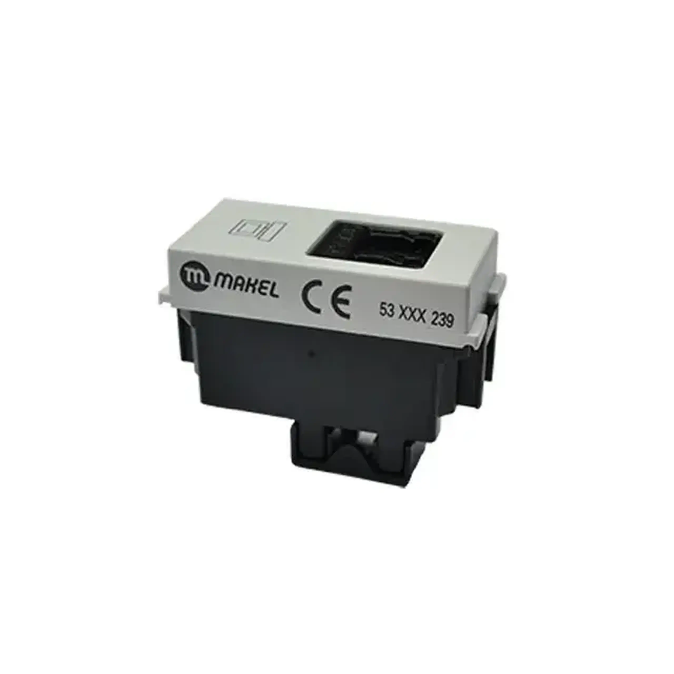 Priză de date modulară 16 A 250 V alb/Negru Makel