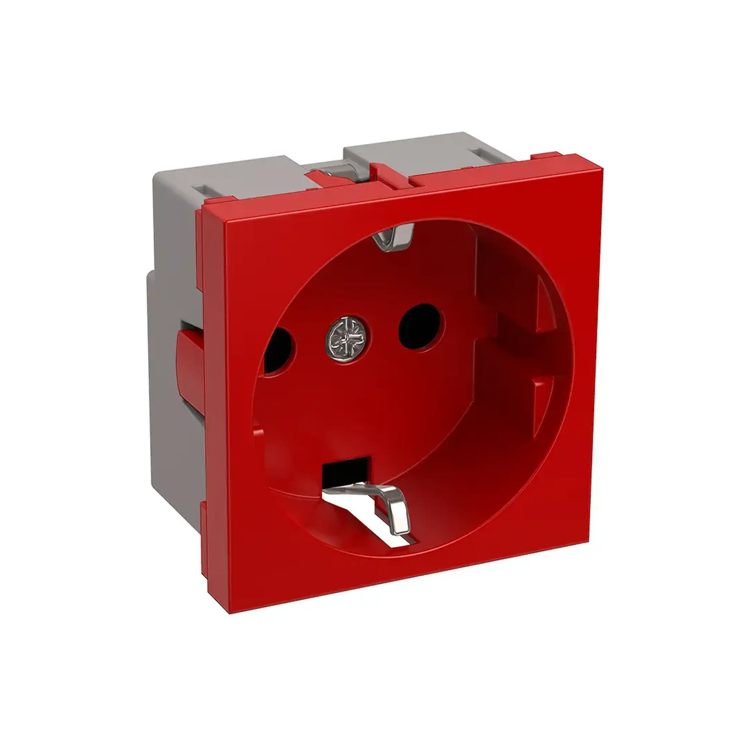 Priză modulară PKC-20-32-П-К praimer 16 A 230 V roșu IEK