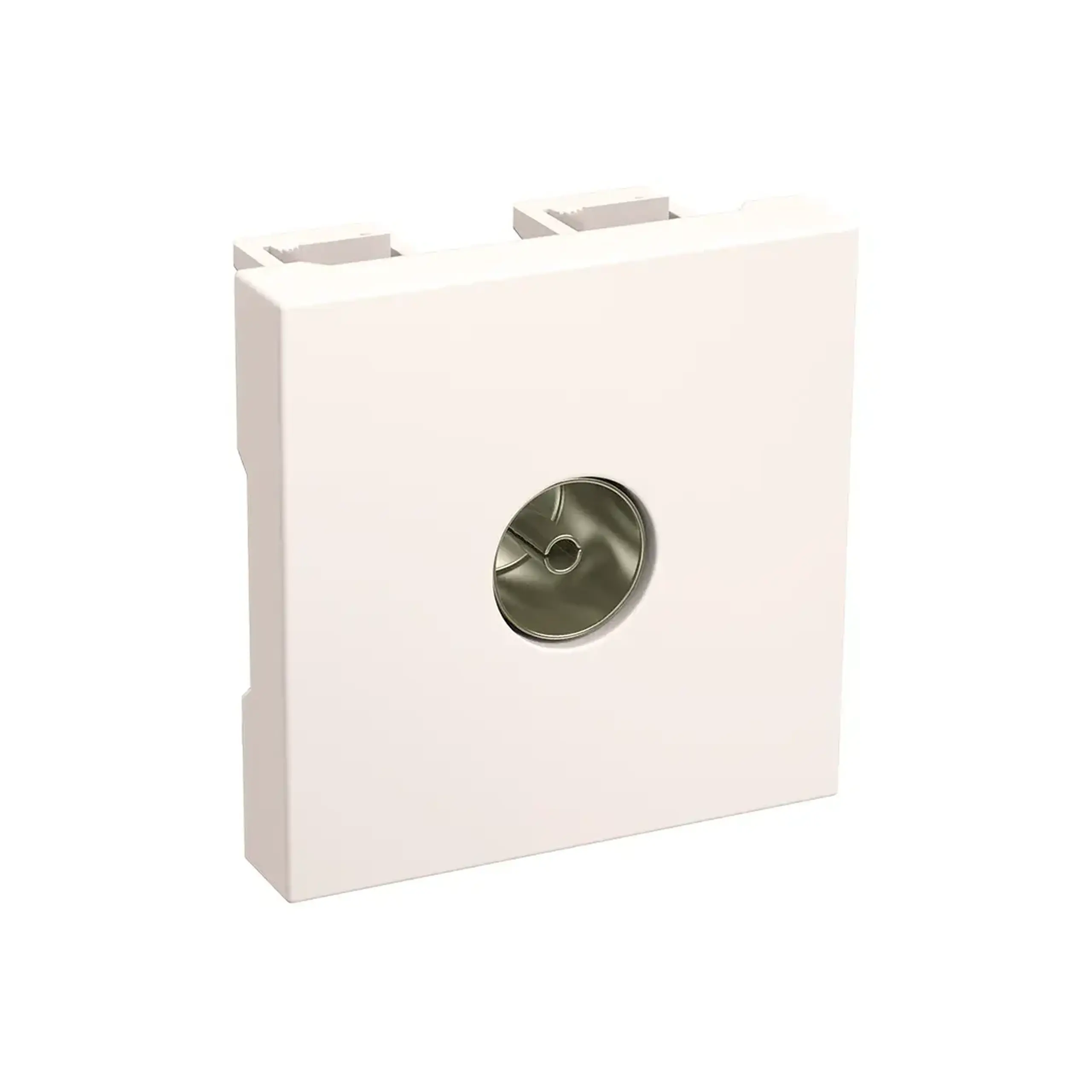 Priză modulară 10 A 220 V alb IEK