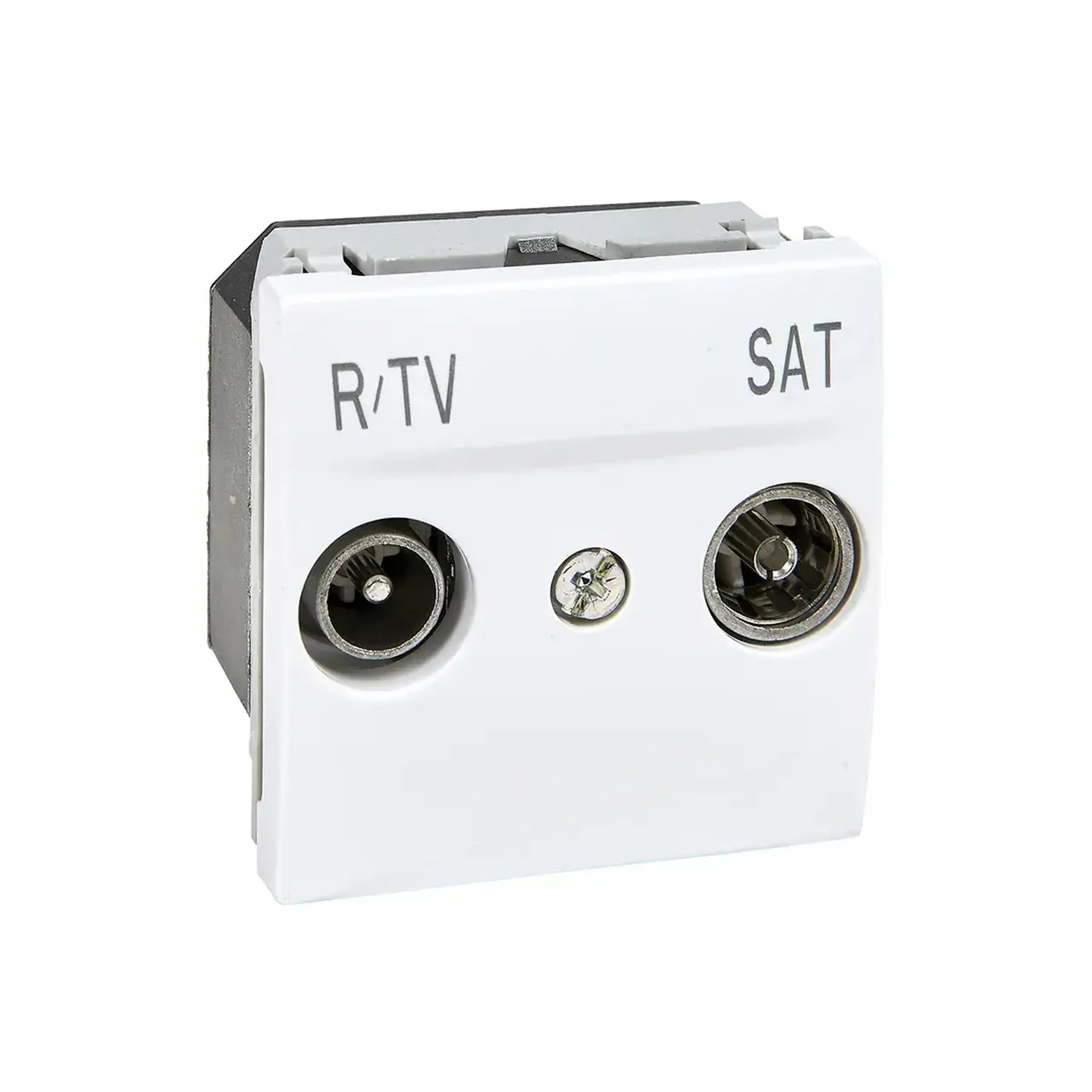 Priză TV-R/SAT UNICA 220 V alb Schneider-Electric