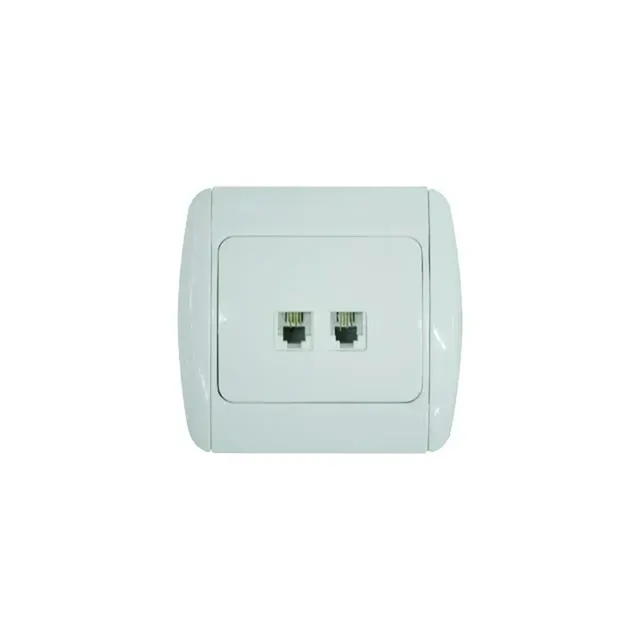 Priză de telefon alb Elmos - Tip 2 x RJ11