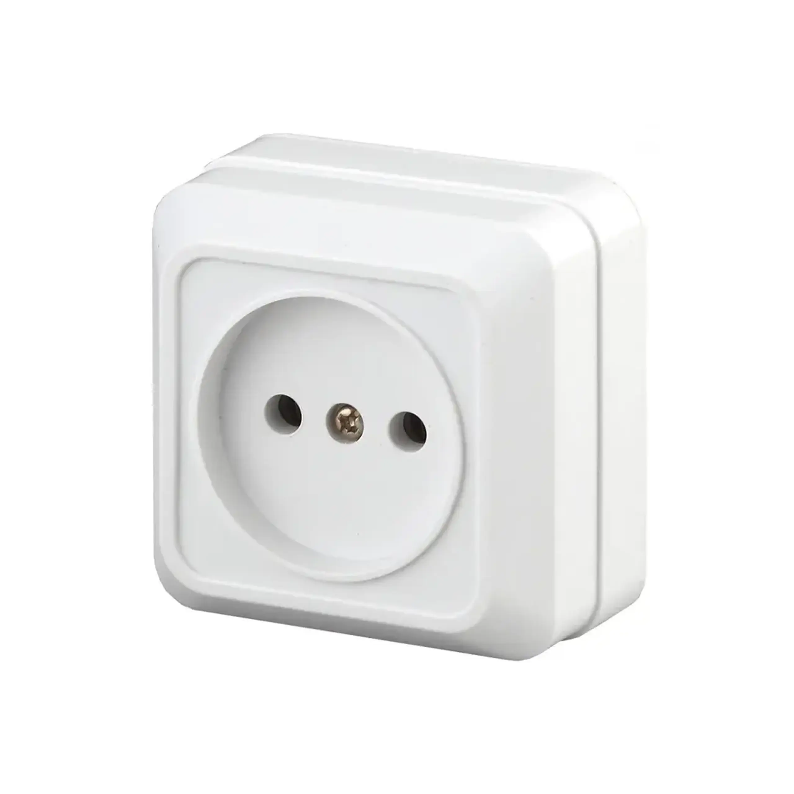 Priză exterioară 16 A 250 V alb Makel