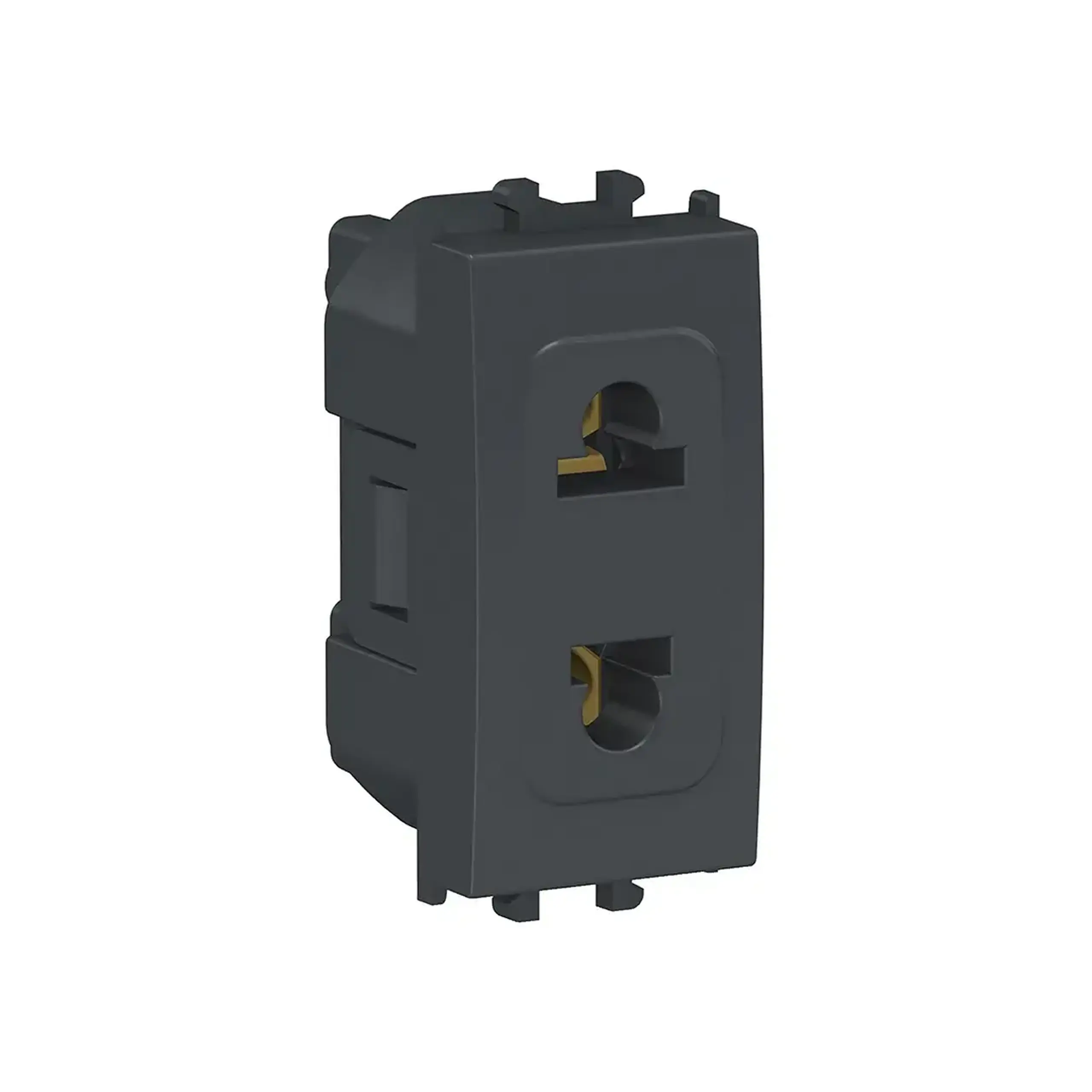 Priză unitară easy Styl 10 A 250 V negru Schneider-Electric