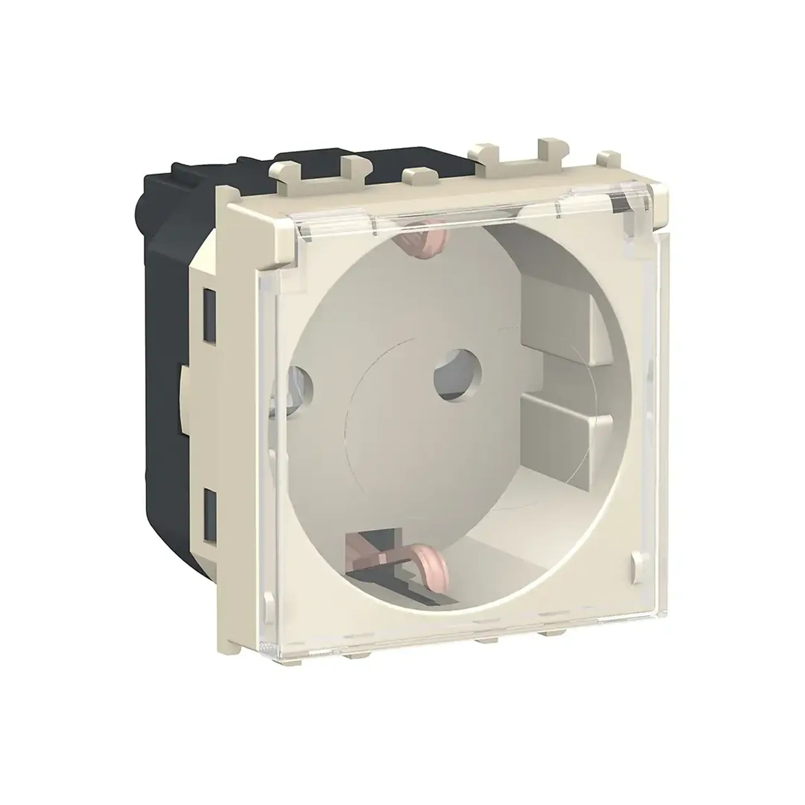 Priză unitară cu obturator easy Styl 16 A 250 V crem Schneider-Electric