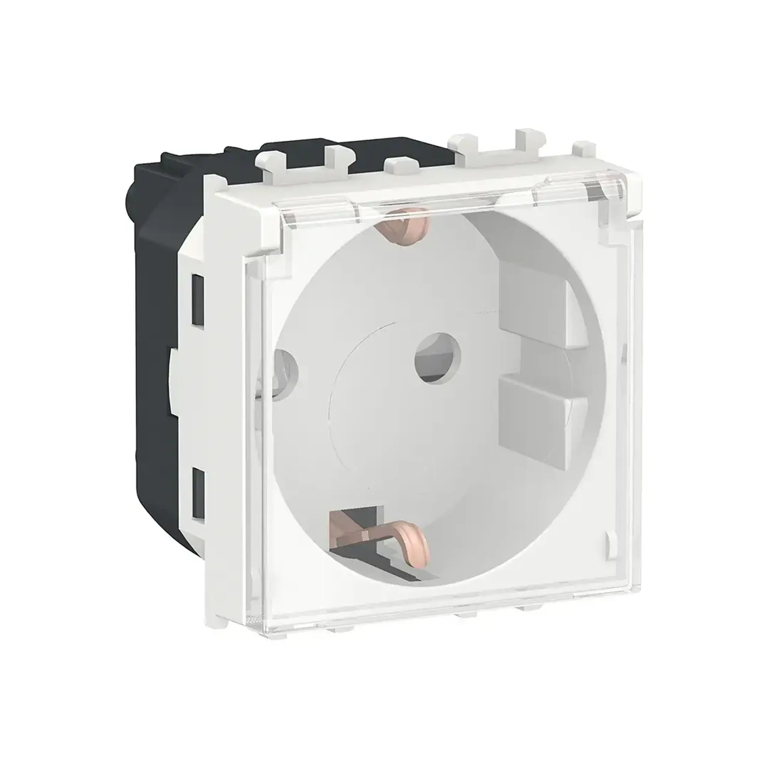 Priză unitară cu obturator easy Styl 16 A 250 V alb Schneider-Electric
