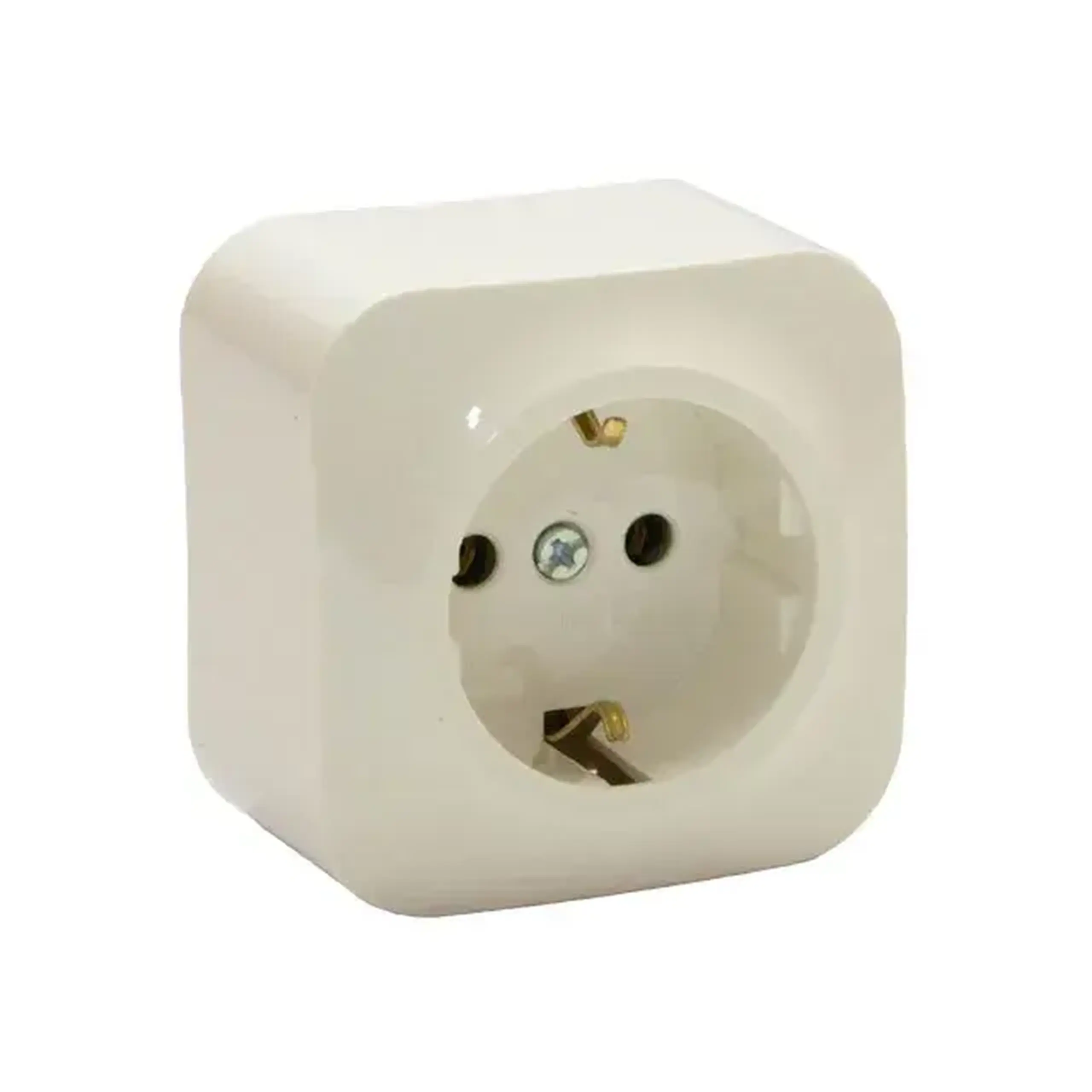 Priză unitară euro 8002-42 16 A 230 V crem Elmos