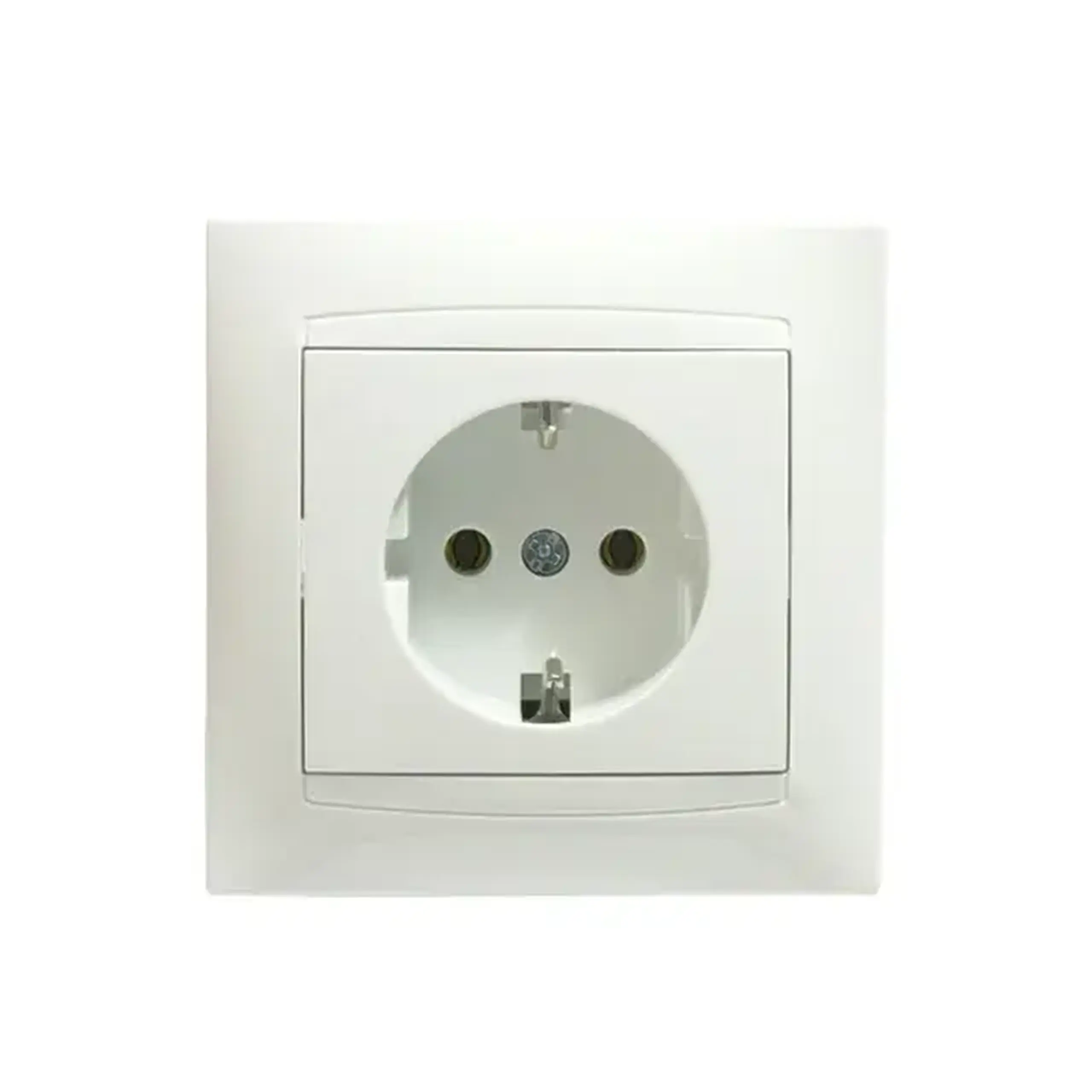 Priză unitară euro 9206-42 JASMIN 16 A 230 V alb Elmos