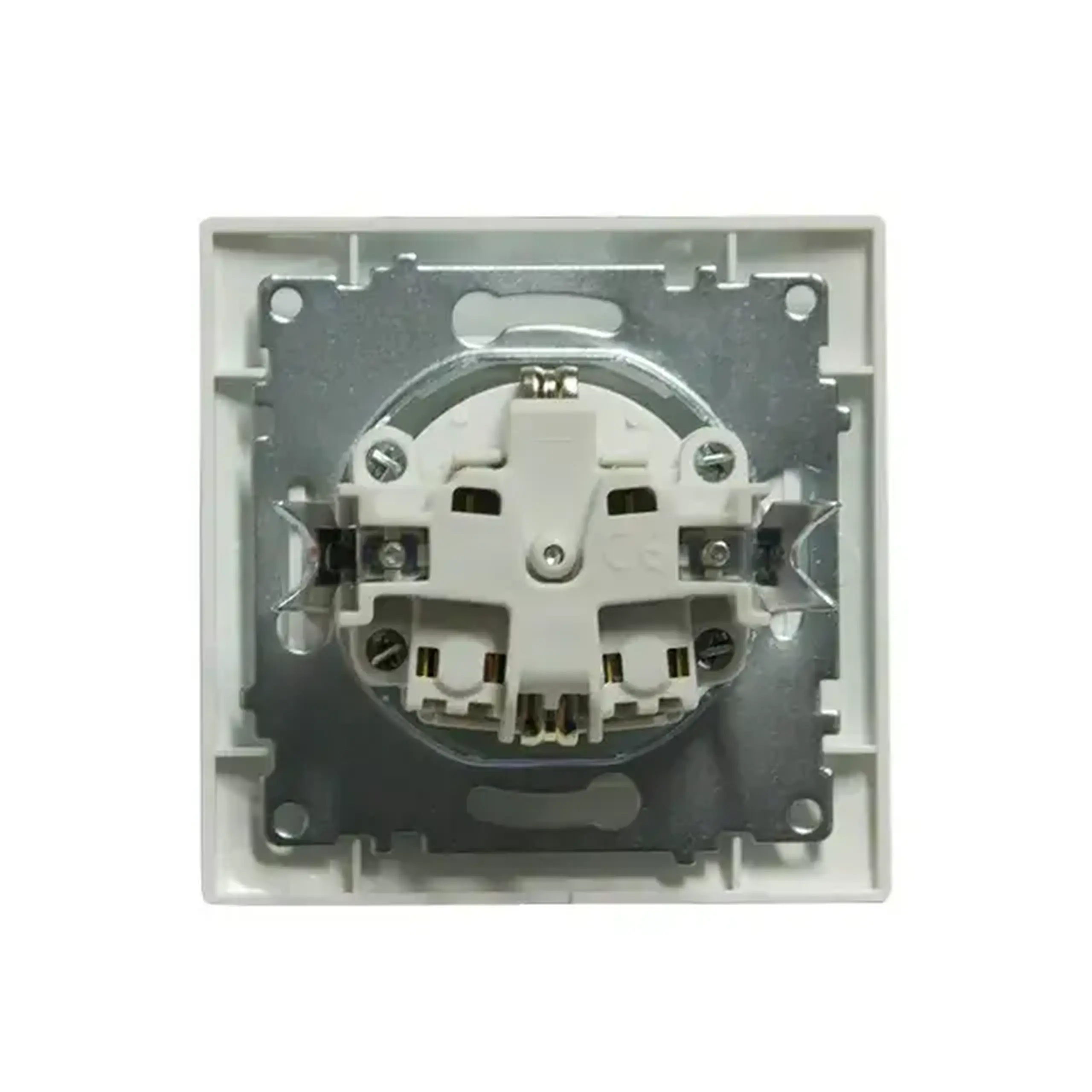 Priză unitară euro 9206-42 JASMIN 16 A 230 V alb Elmos