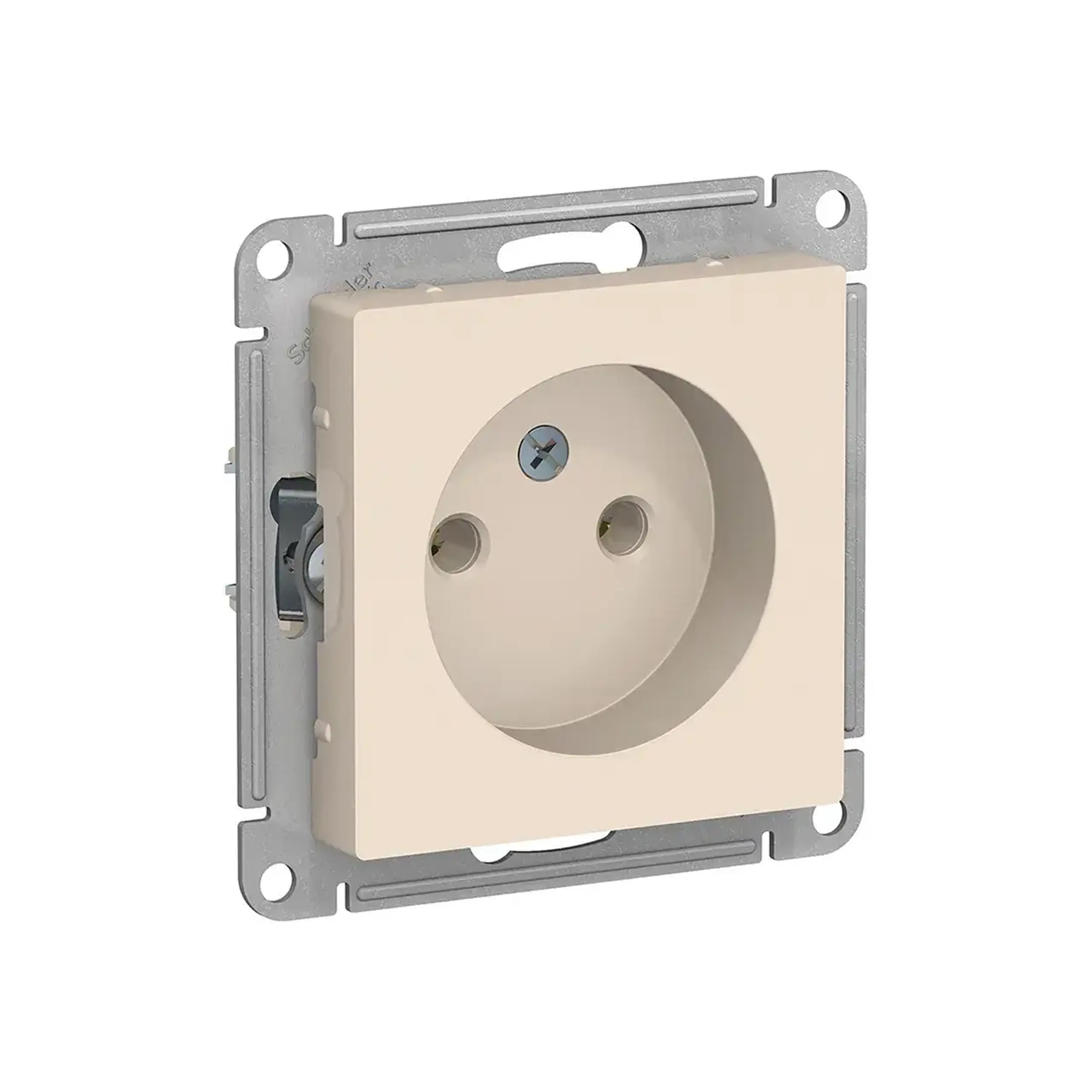 Priză unitară atlas Design 16 A 250 V bej Schneider-Electric