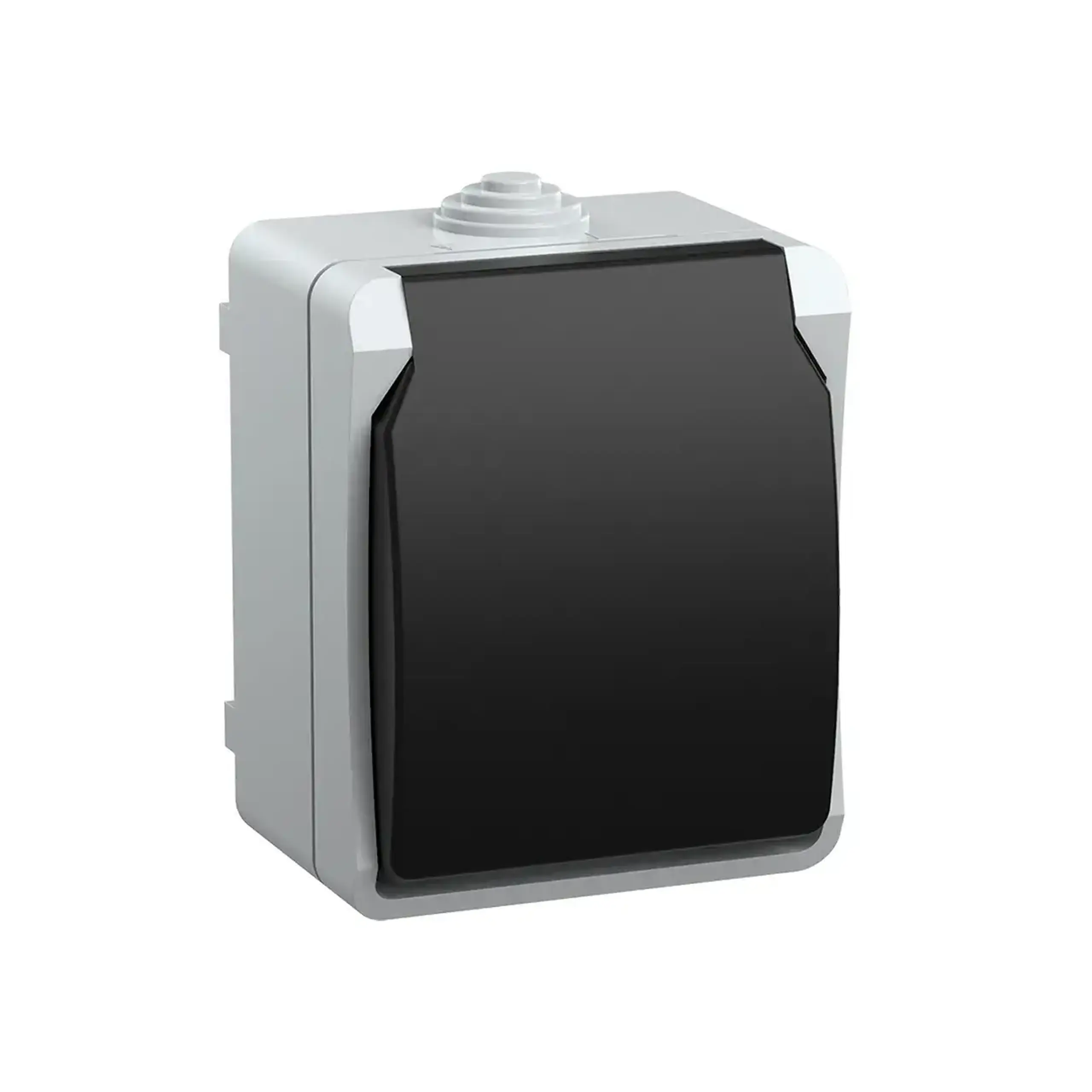 Priză cu capac PCб20-3-ФСр 16 A 250 V Gri deschis IEK