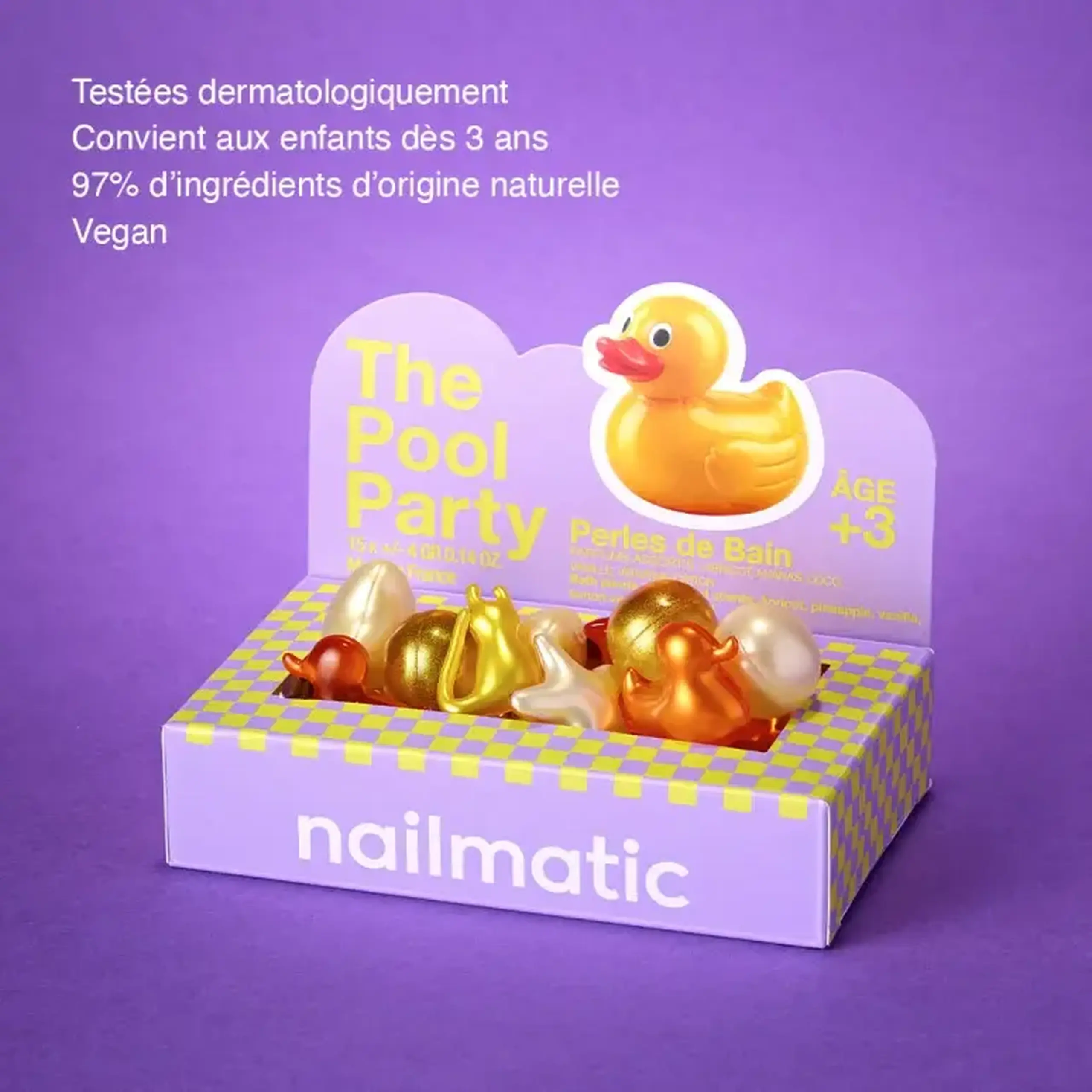 Set de 15 perle de baie Animagic — Nailmatic Kids