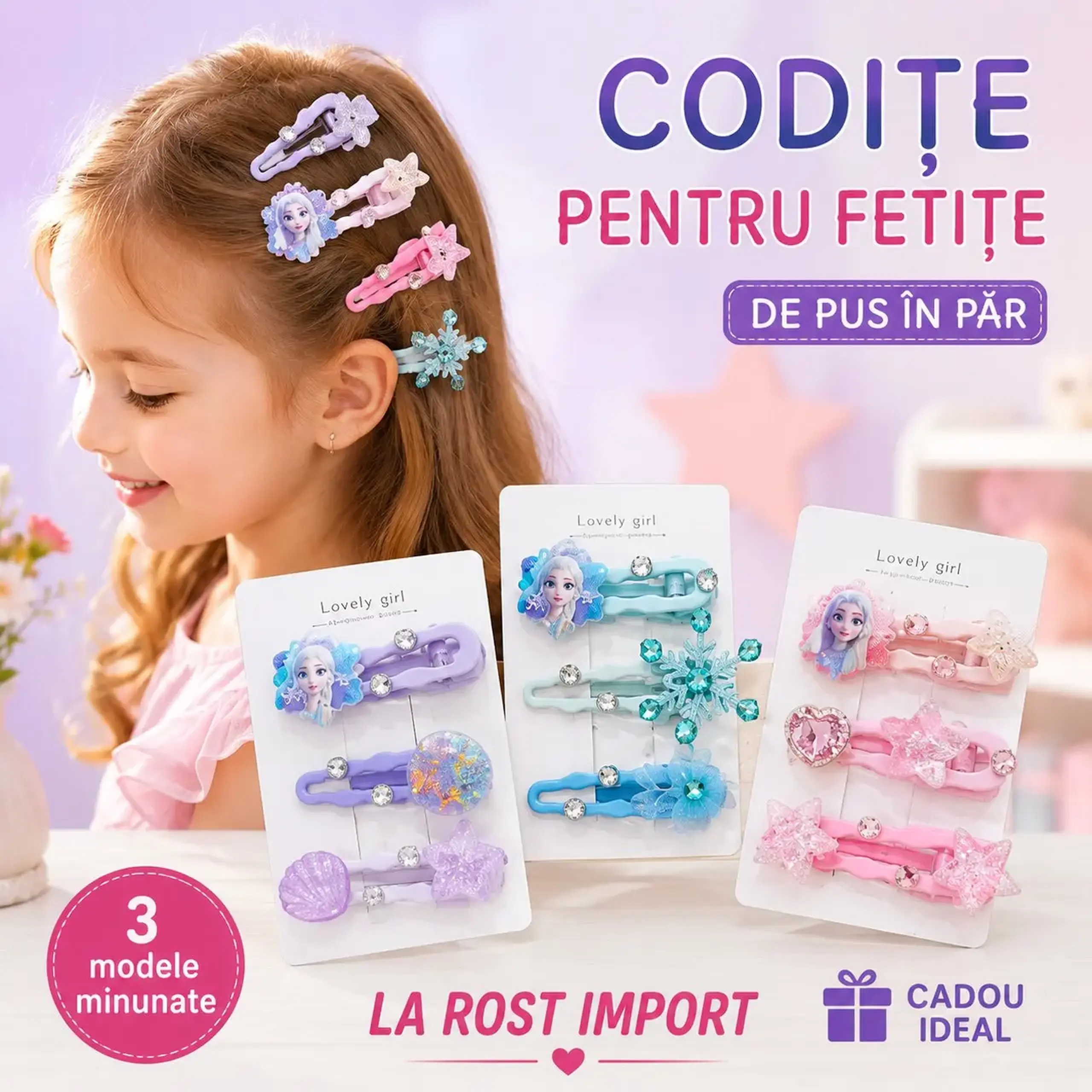Set agrafe (3 pcs)