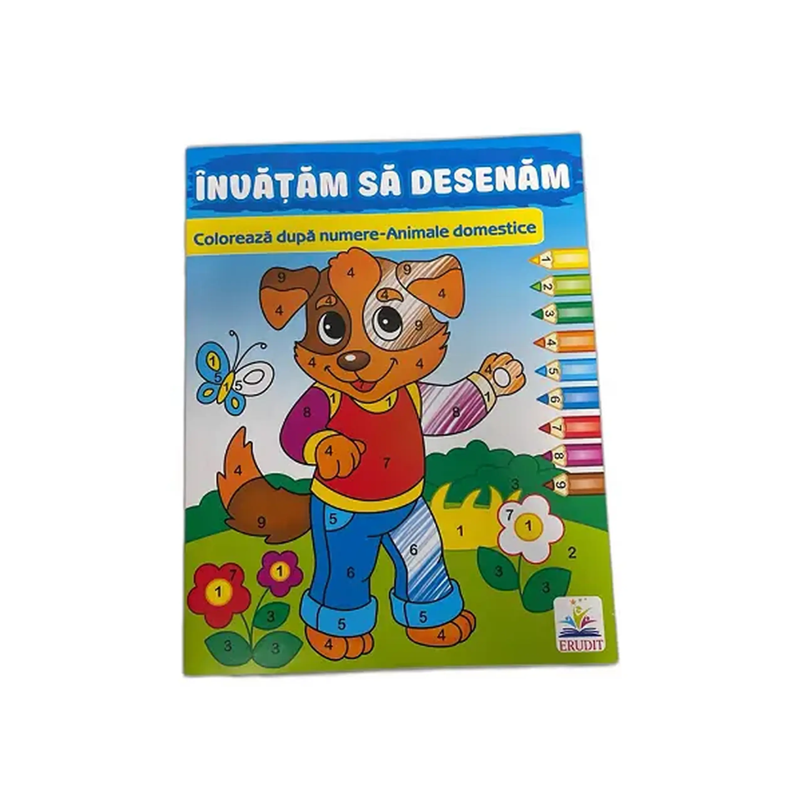 Colorează după numere: Animale domestice - 48 983