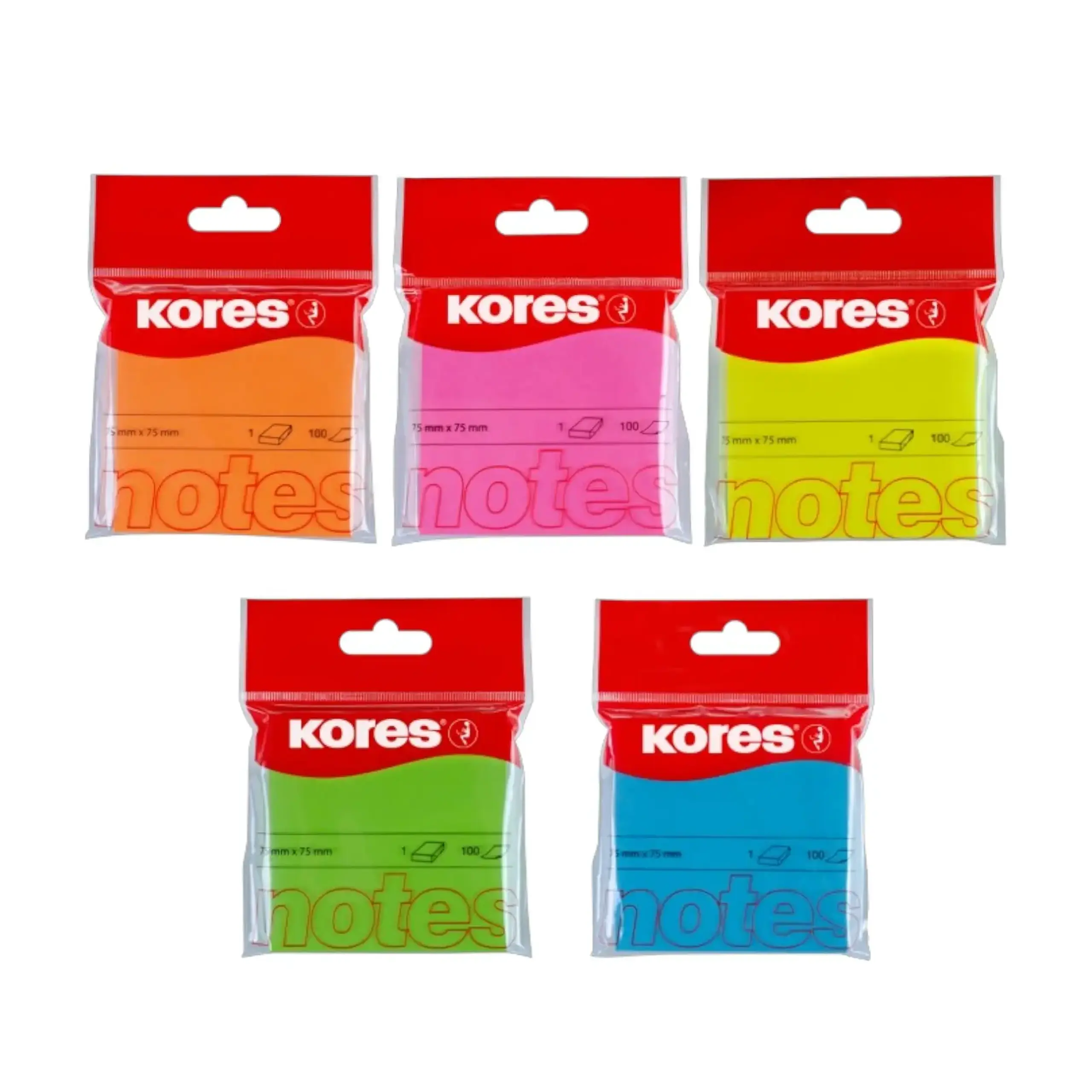 Notite autoadezive KORES 100 foi (roz) 27 910