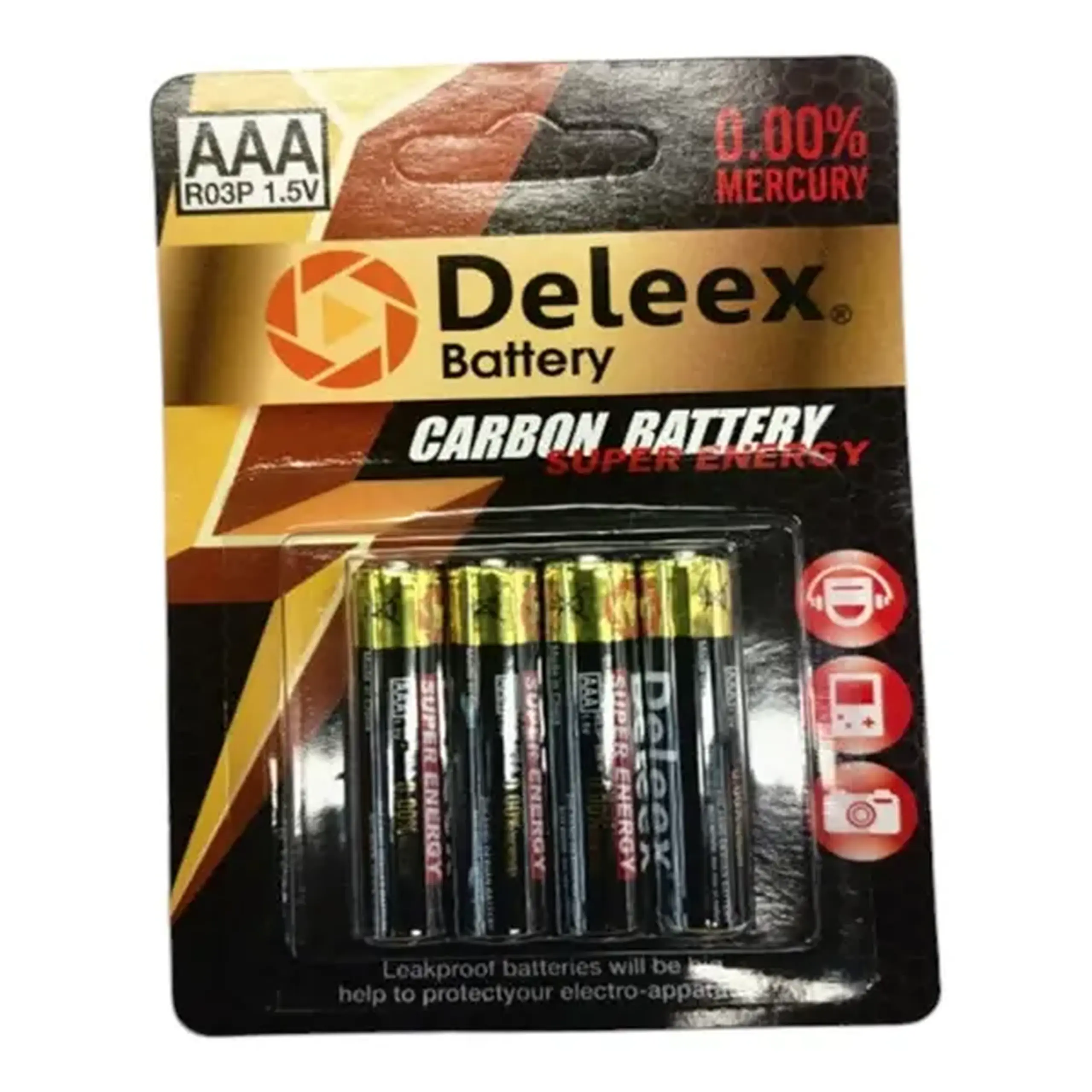 Set baterii AAA carbon (4pcs)