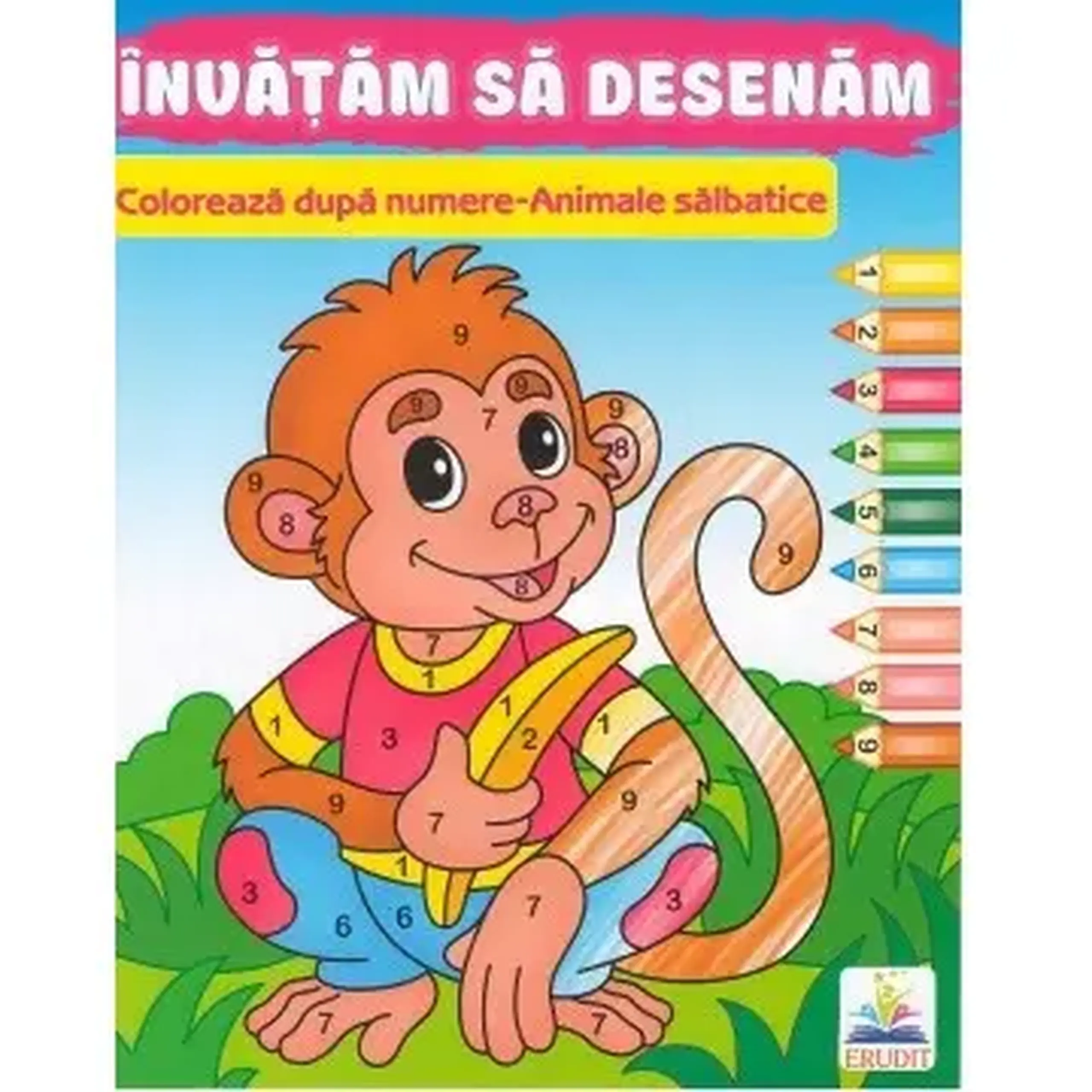 Coloreazа dupа numere - Animale sаlbatice