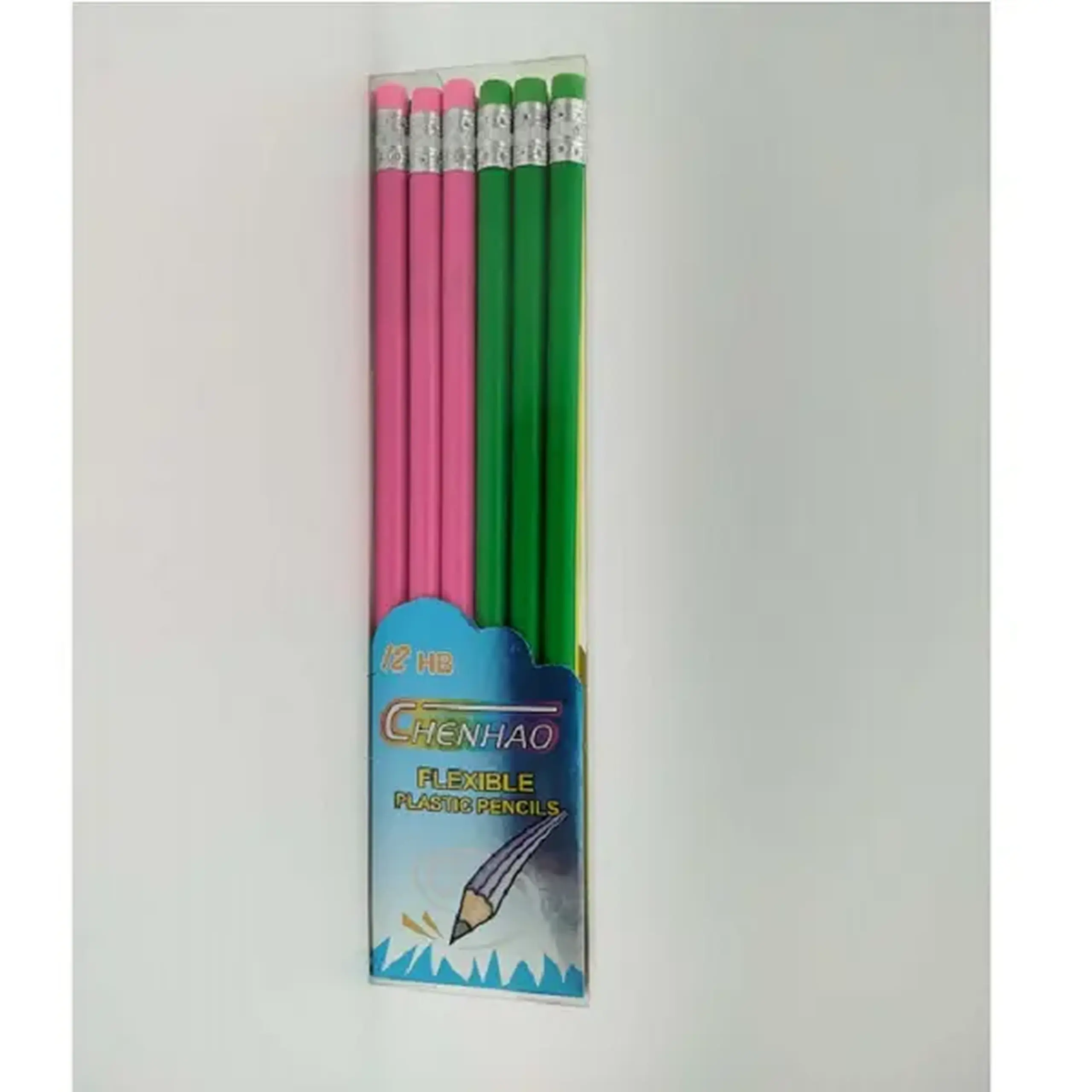 Creion simplu flexibil HB cu radiera Neon (ML37-6)