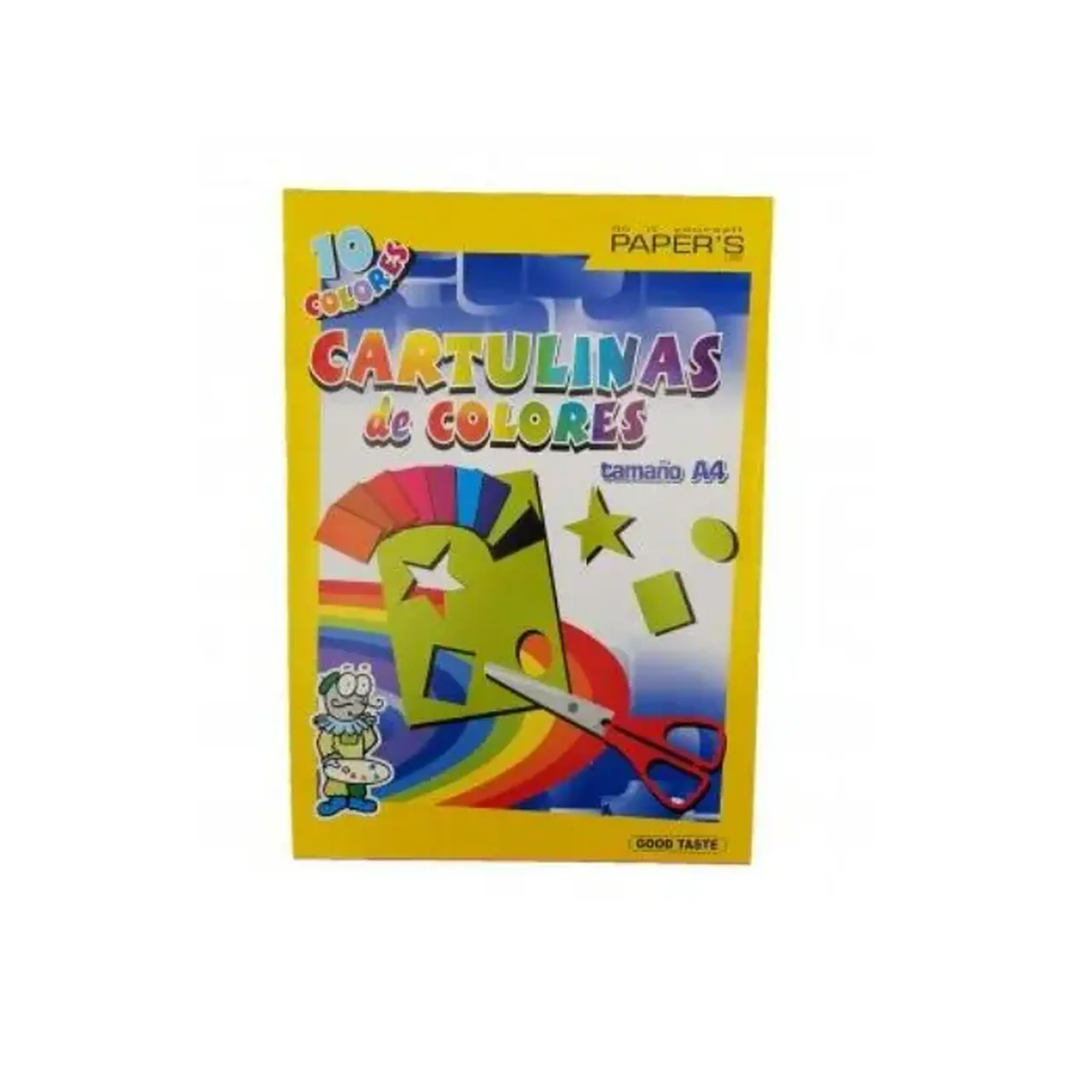 Carton color A4 10cul/210gr DUBLU (ML8-4)