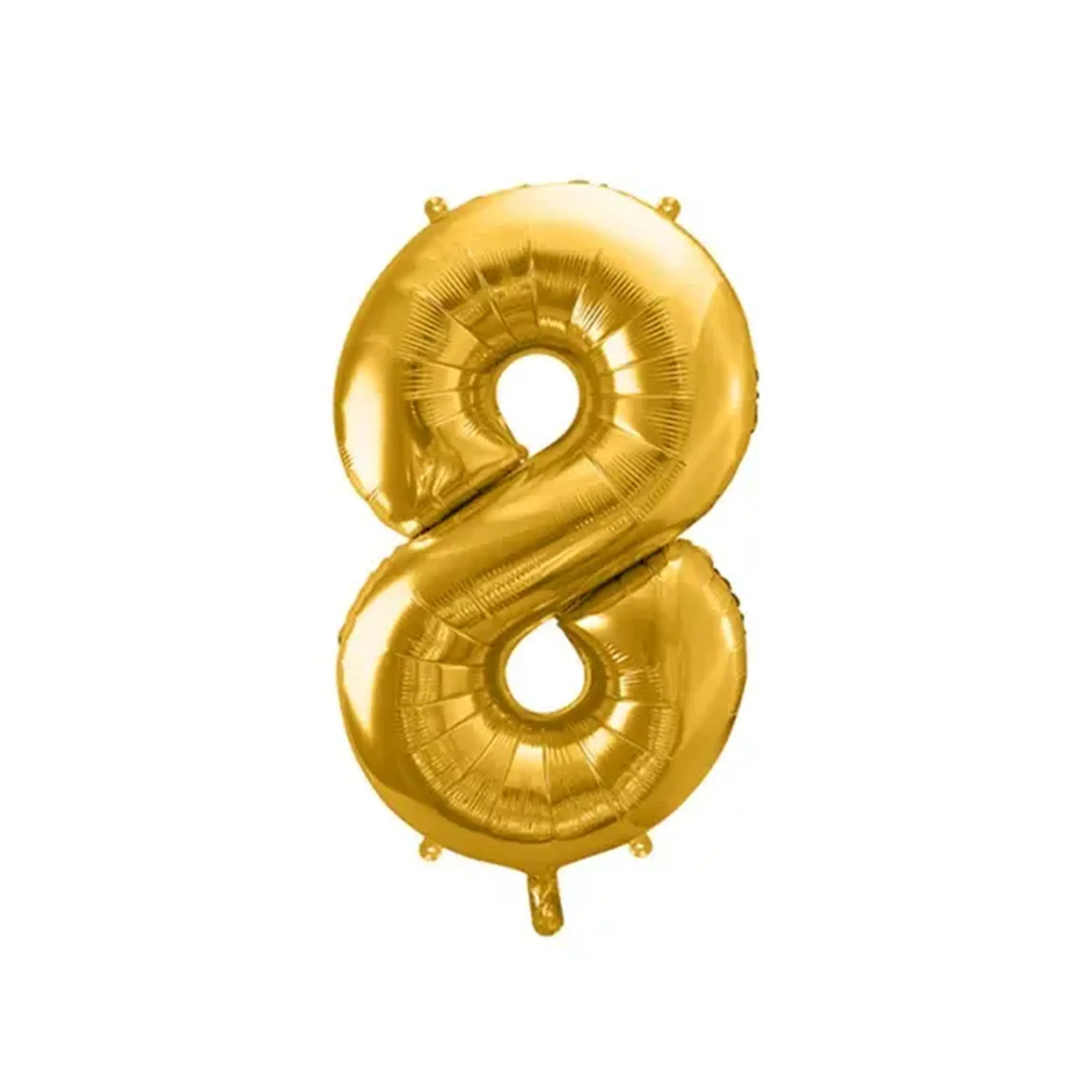 Balon auriu cifra 8