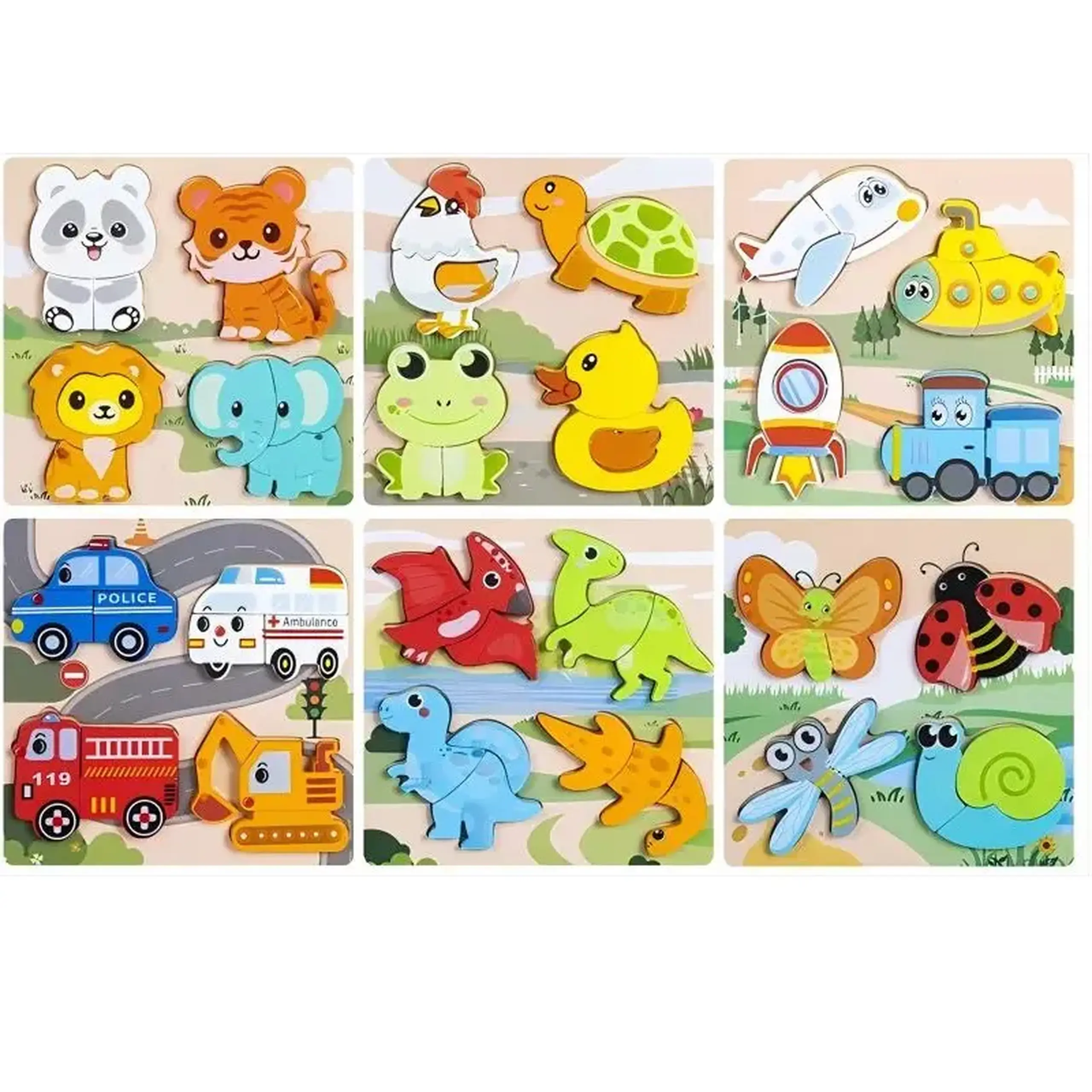 Puzzle din lemn