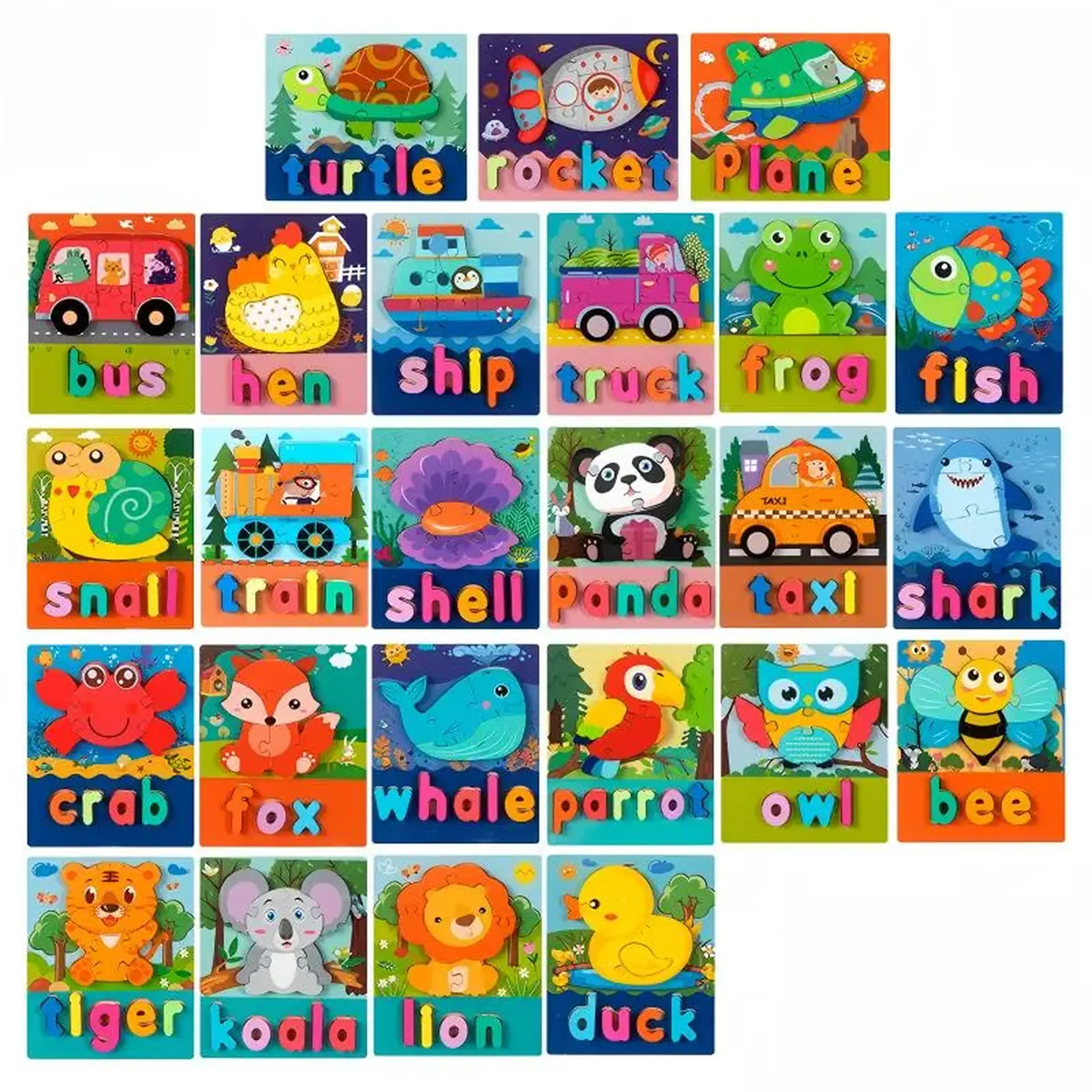 Puzzle din lemn