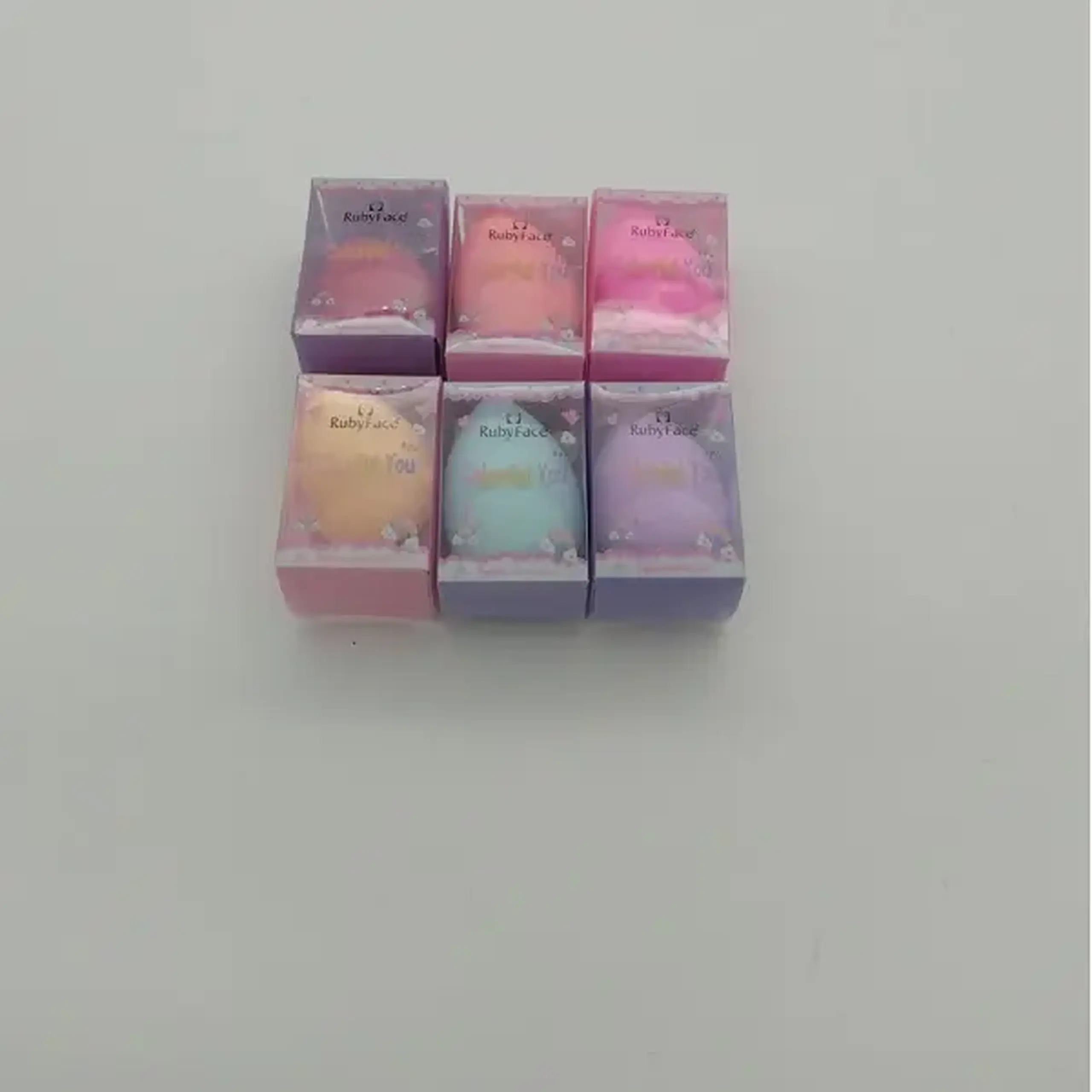 Burete pentru machiaj colorat picatura colorat (01-30)