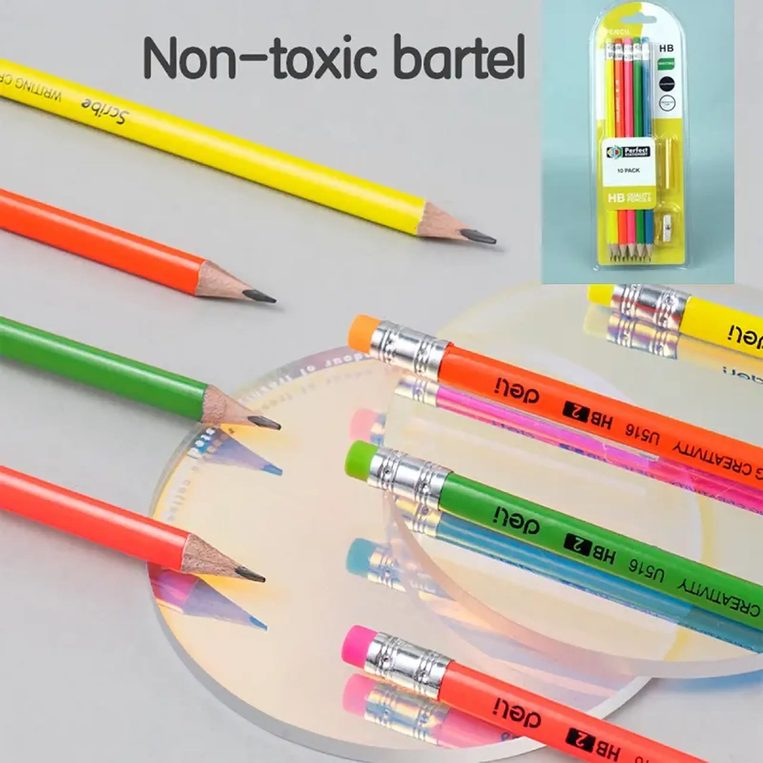 Set creioane simple (10 pcs)