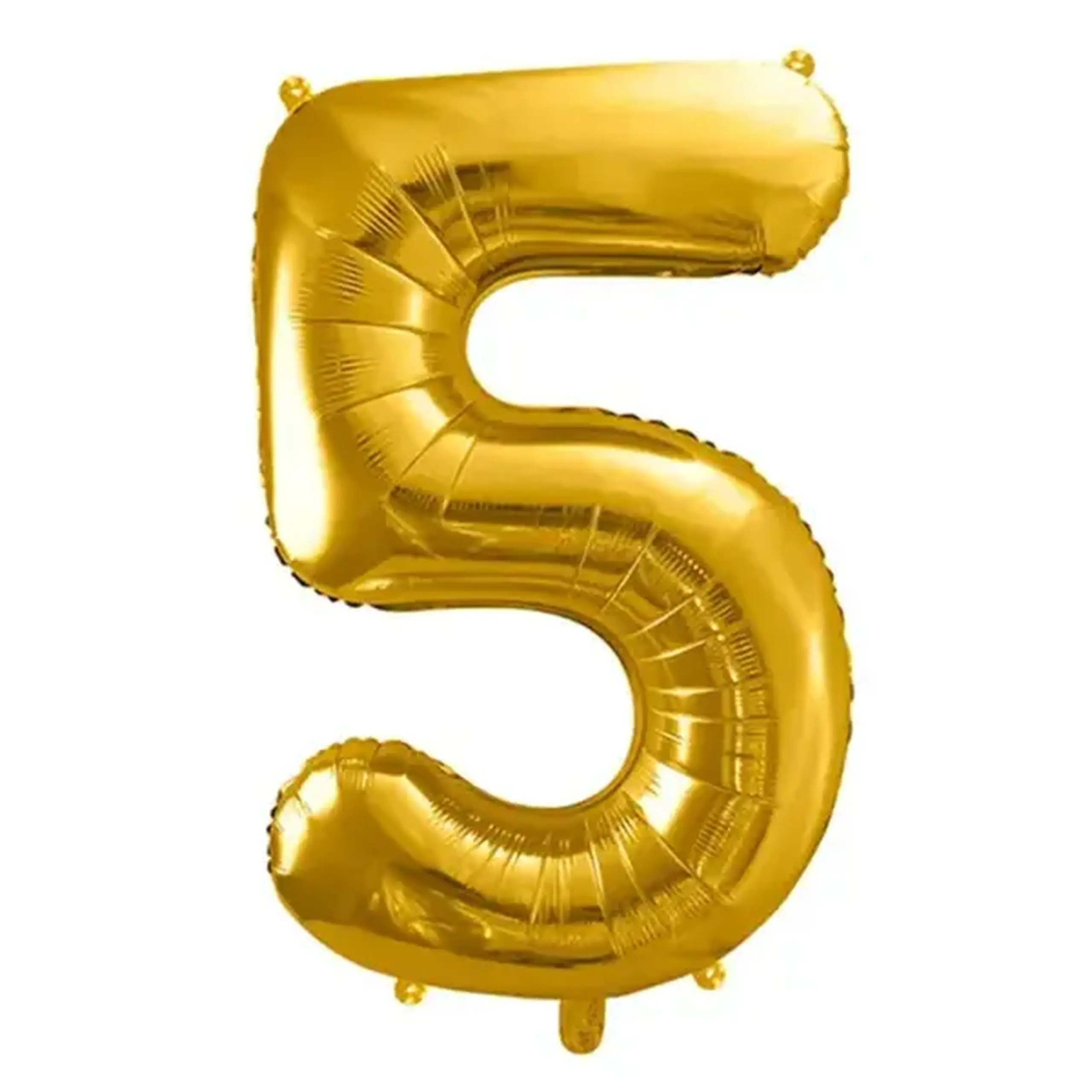 Balon auriu cifra 5