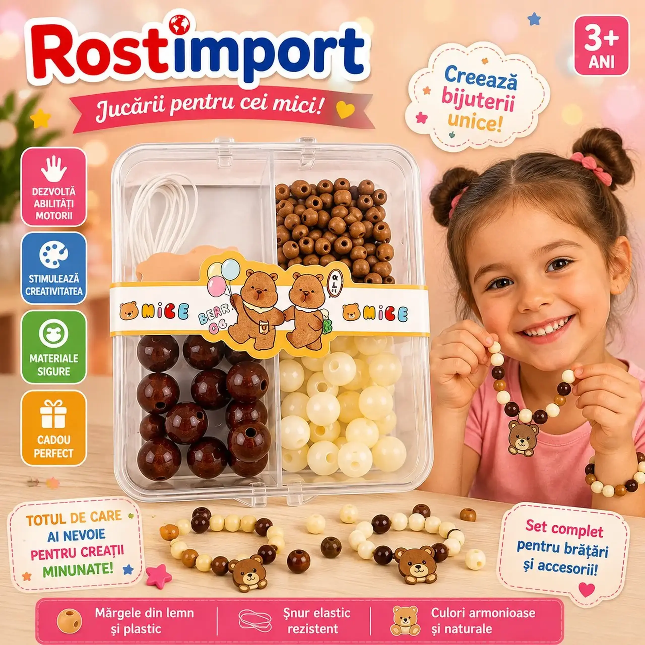 Set de creatie cu margele