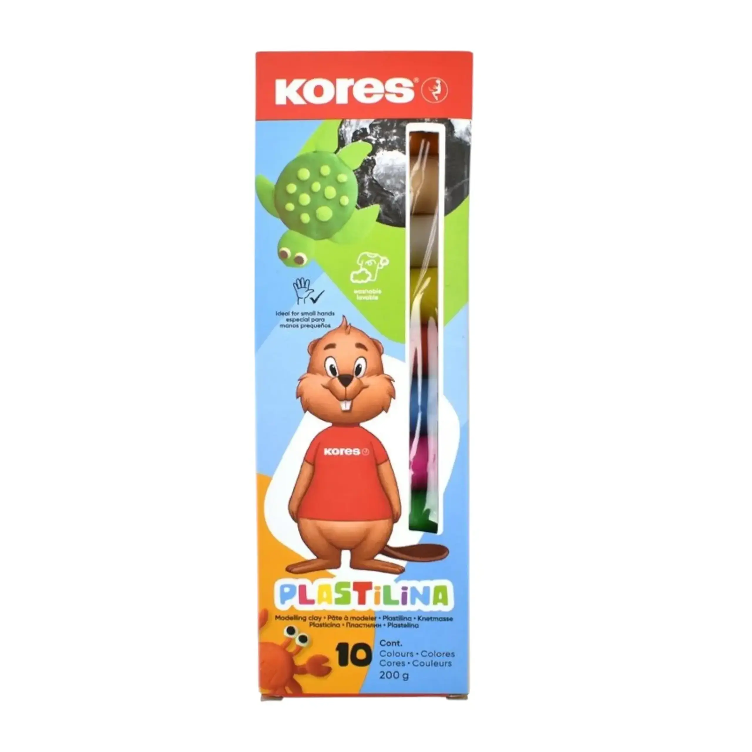 Plastilina Kores 10 culori
