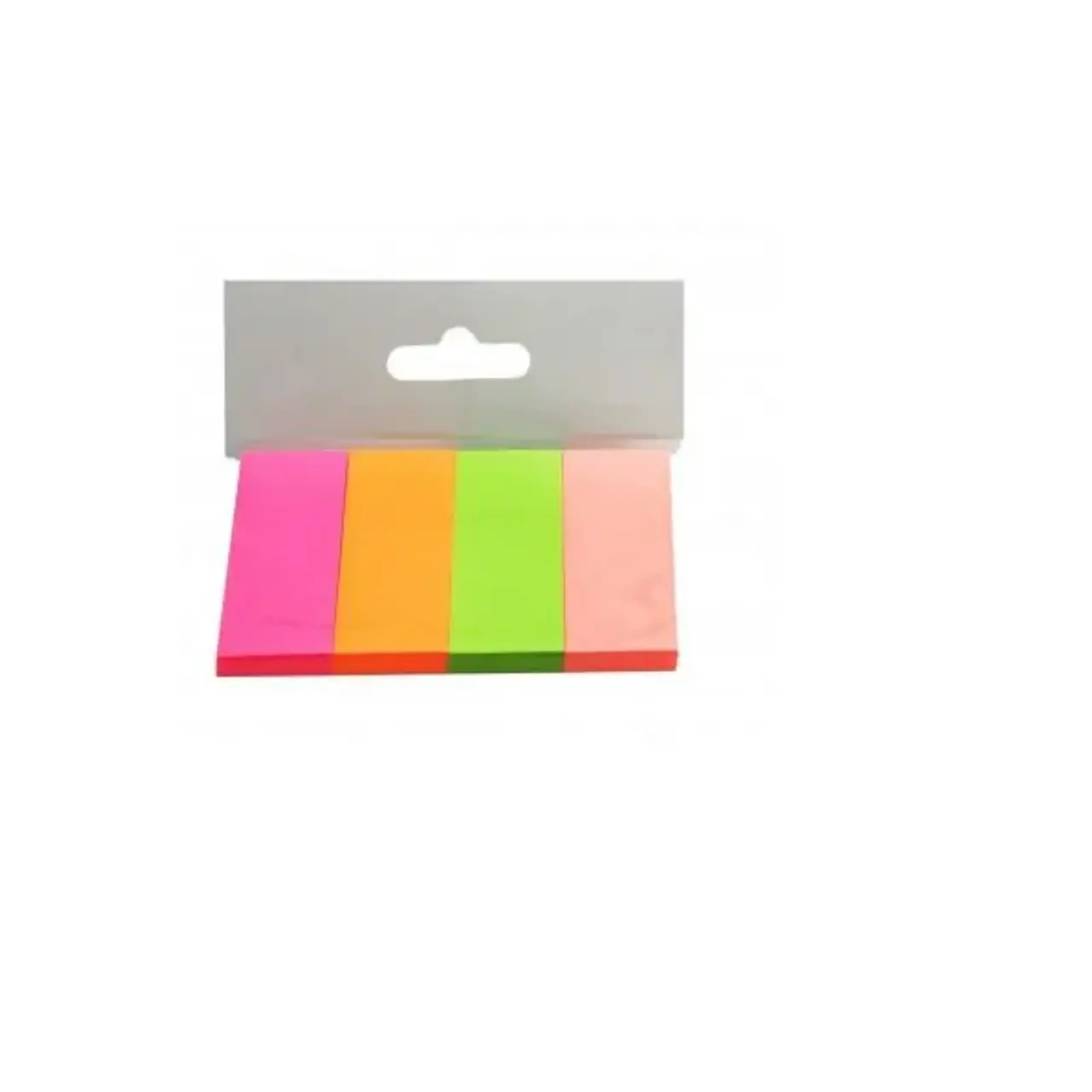 Notite autoadezive 20x50mm (plastic/4culori neon)