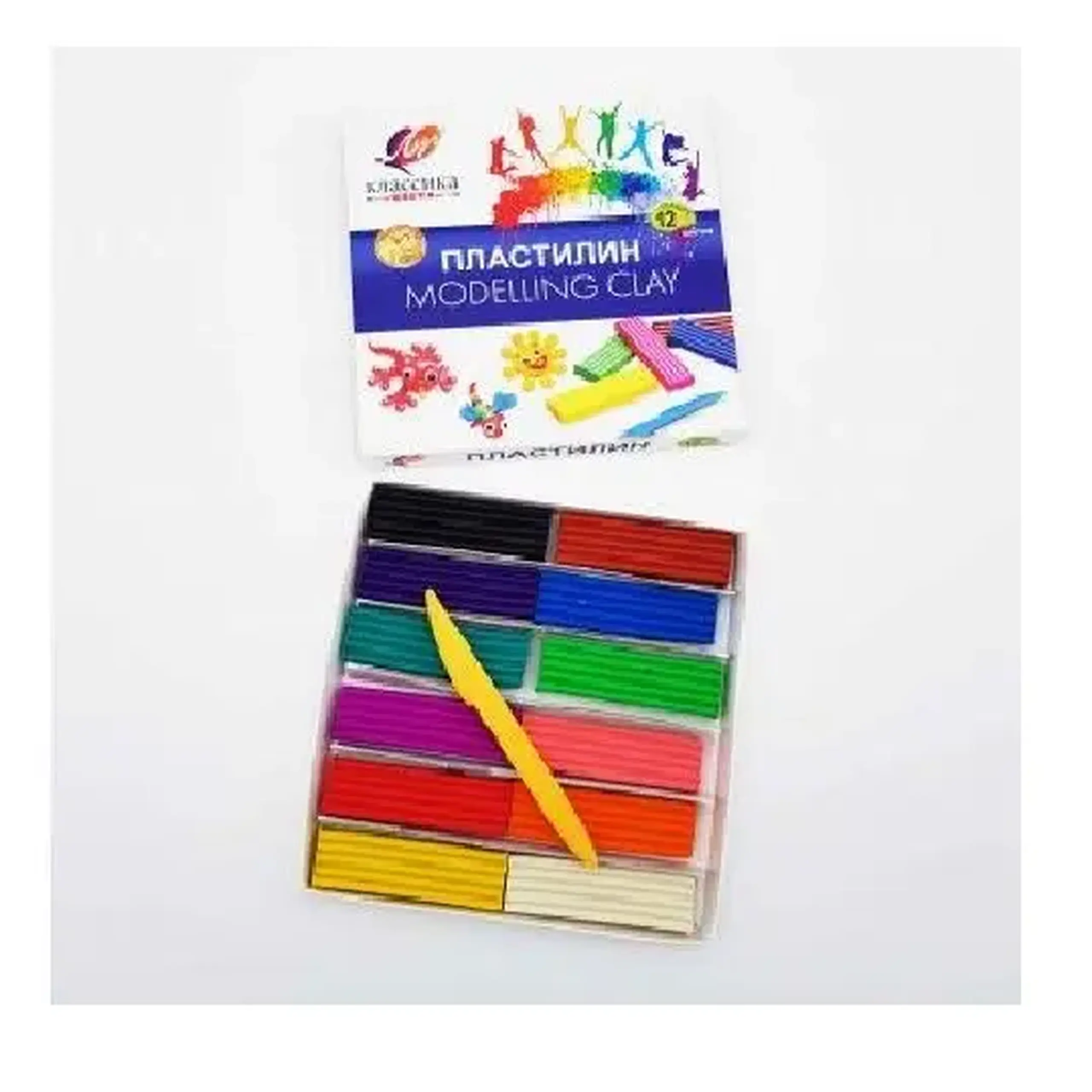 Plastilina Luci 12 culori (Clasica)